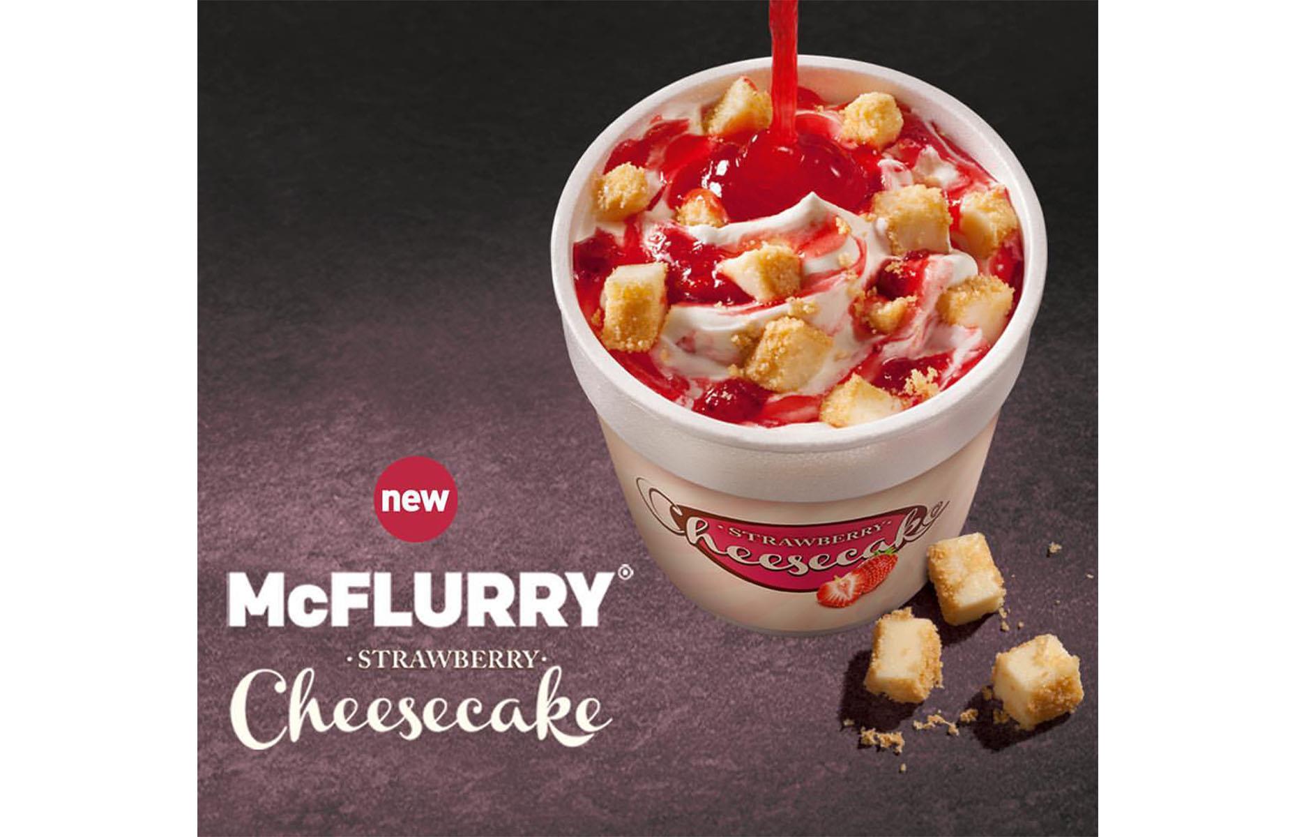 Strawberry Cheesecake McFlurry