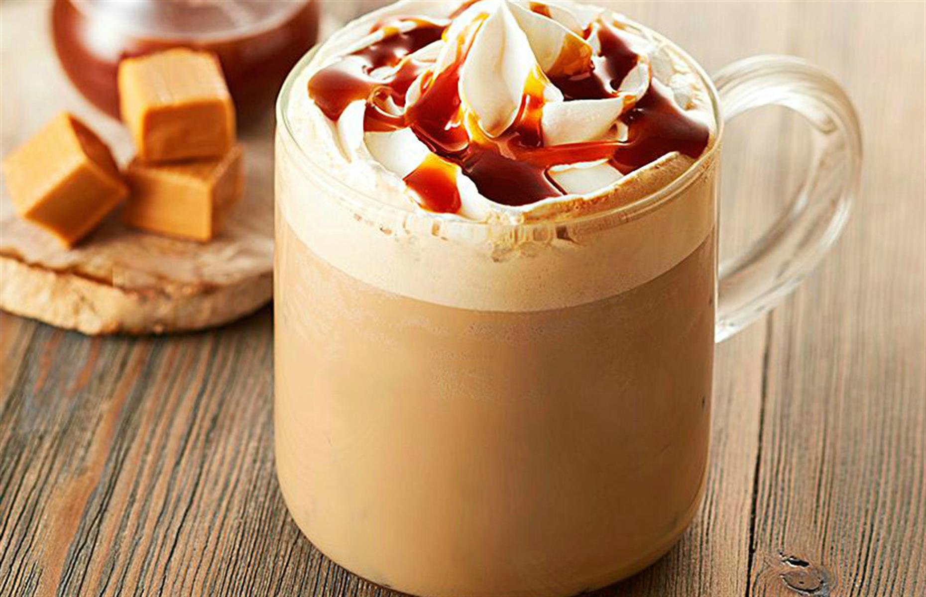 359 calories: Grande Tully’s hot caramel latte with salted caramel sauce (Japan)
