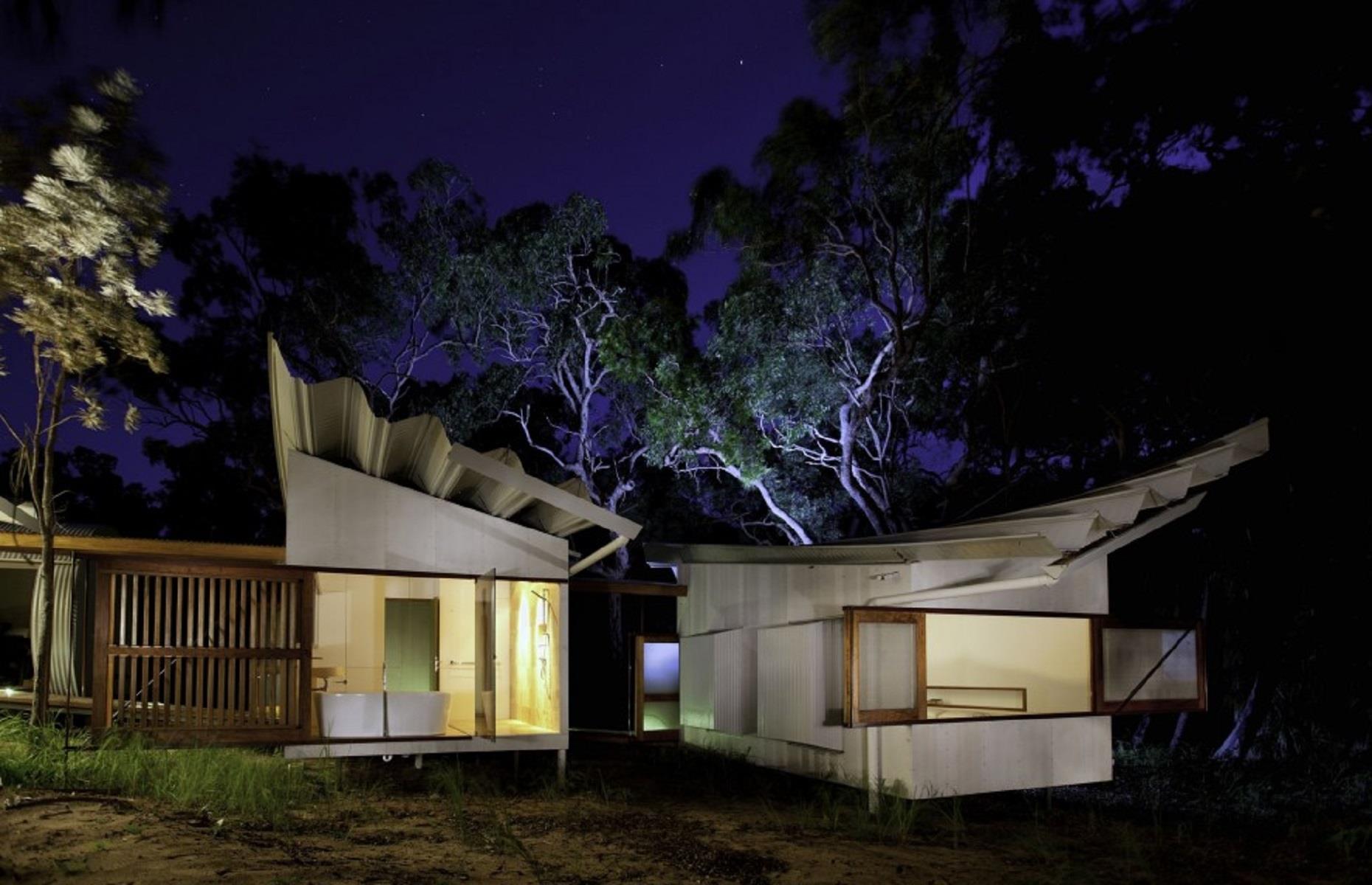 Metal cylindrical house, Agnes Water, Queensland