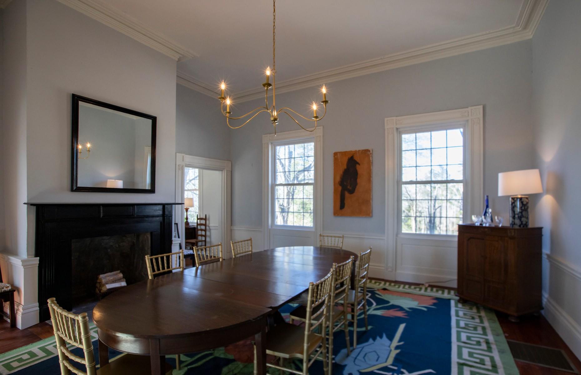 After: the dining room