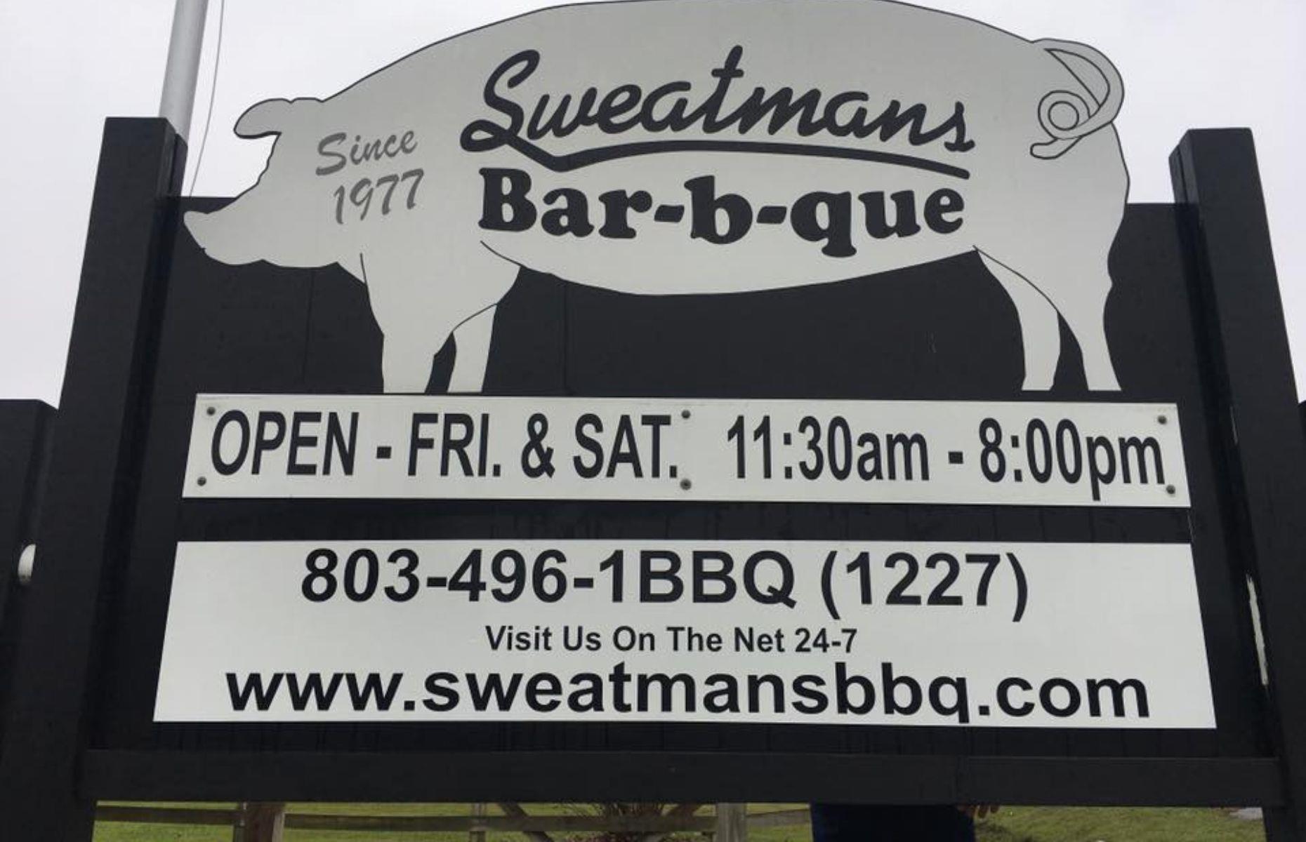 South Carolina: Sweatman's BBQ, Holly Hill