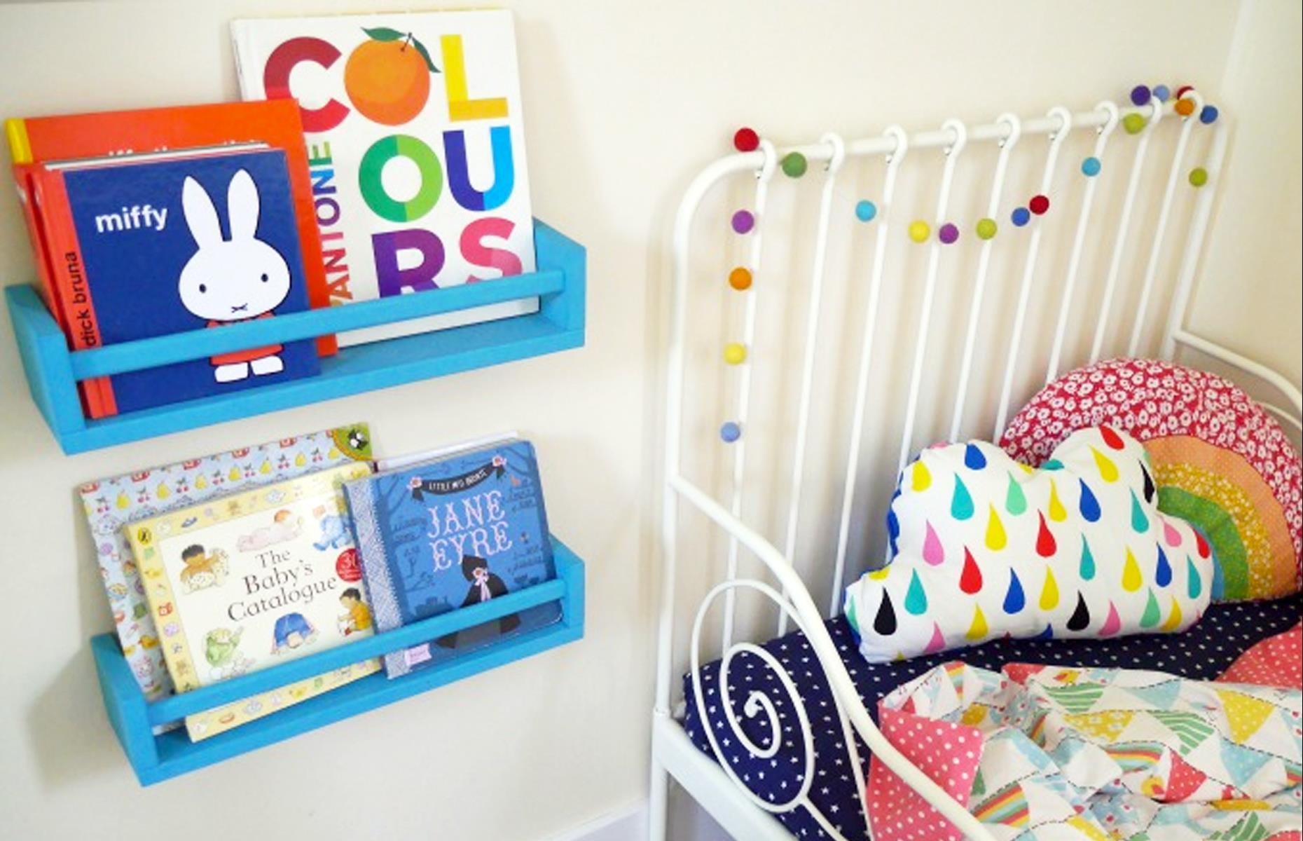 Brush up a BEKVÄM spice rack for books
