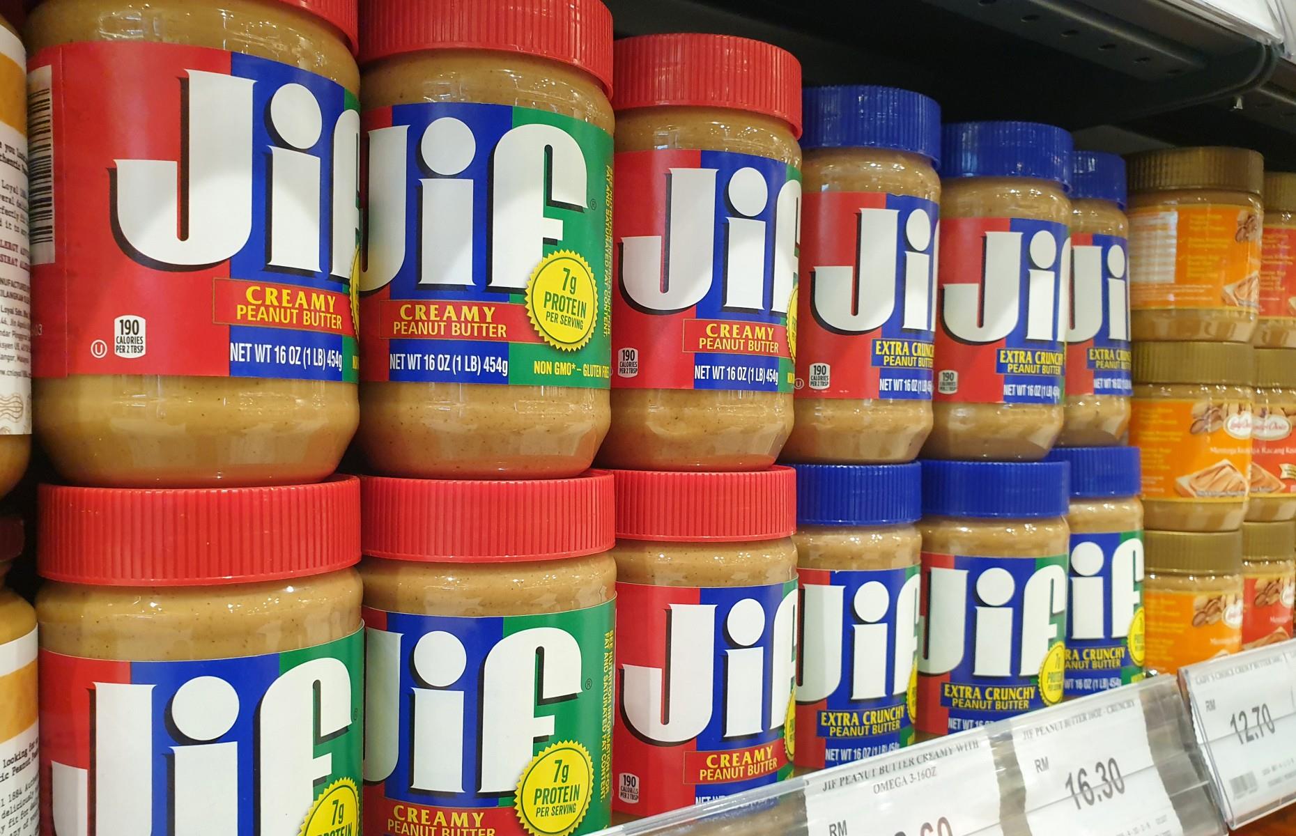 Jif peanut butter: millions of units