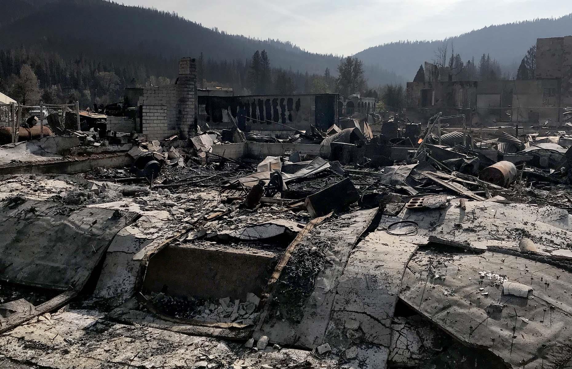 Incendios forestales: El devastador incendio Dixie de California