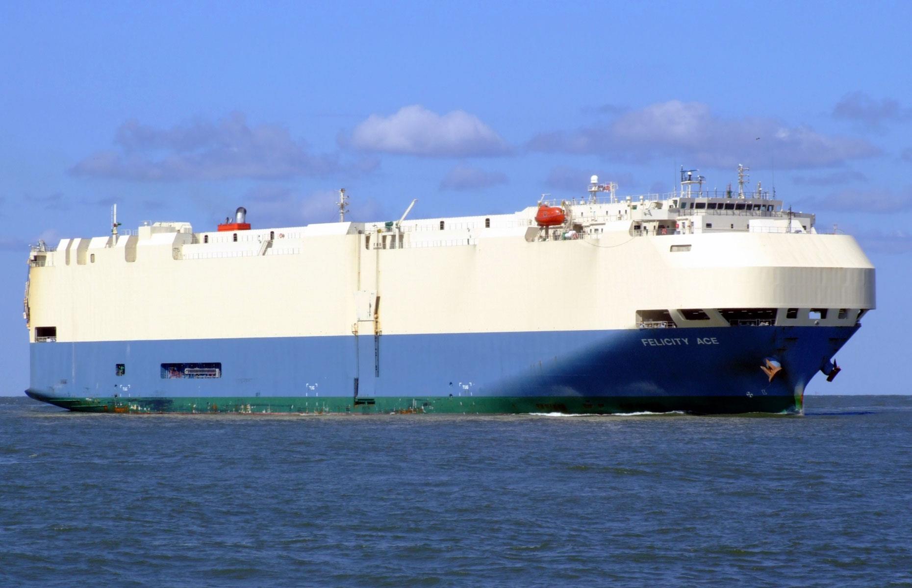 Felicity Ace: $438 million+ (£348m+)