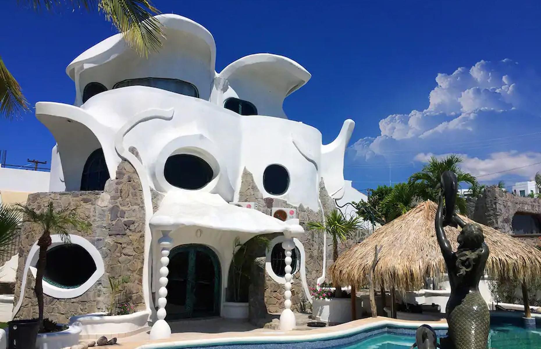 Gaudí style house, La Paz, Baja California Sur, Mexico