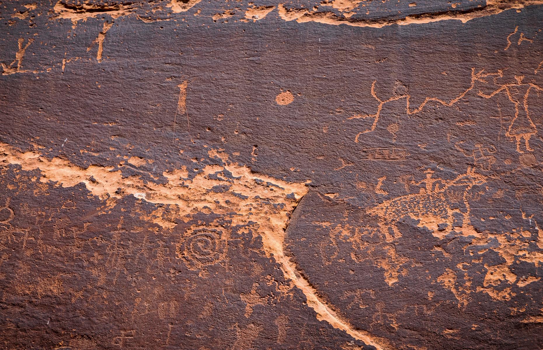 Sand Island Petroglyph Panel, Bluff, Utah