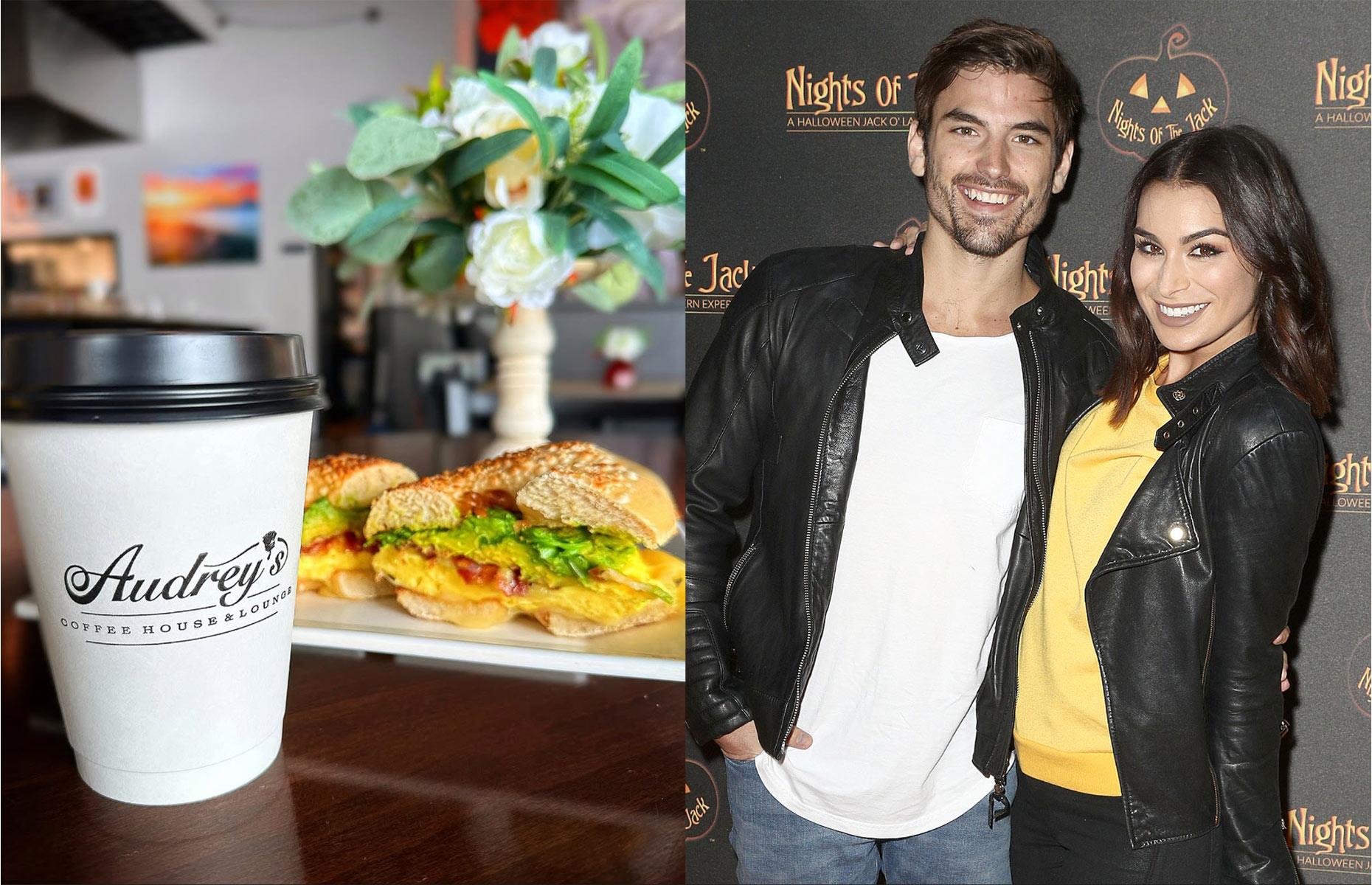 2. Ashley Iaconetti and Jared Haibon: Audrey’s Coffee House & Lounge