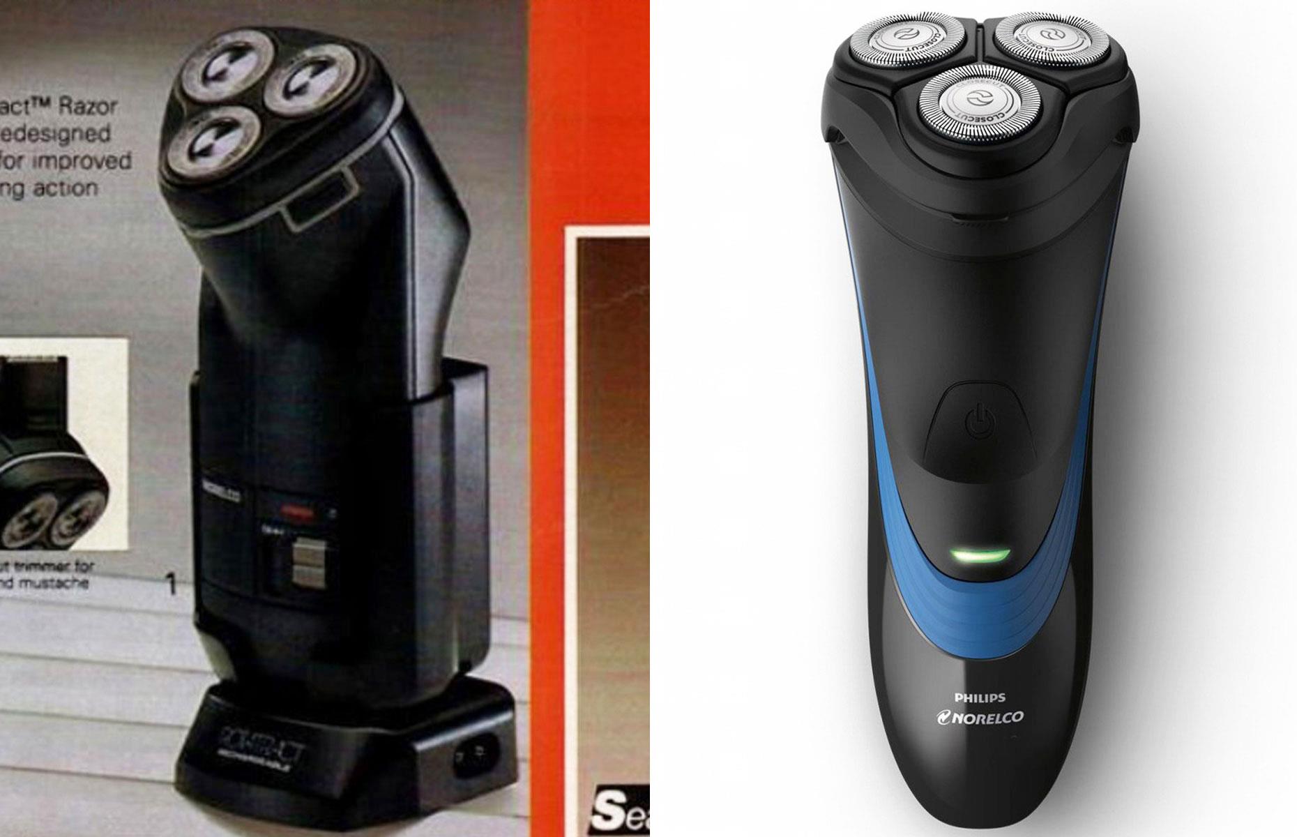 Philips Norelco electric shaver: 209% more expensive in 1984