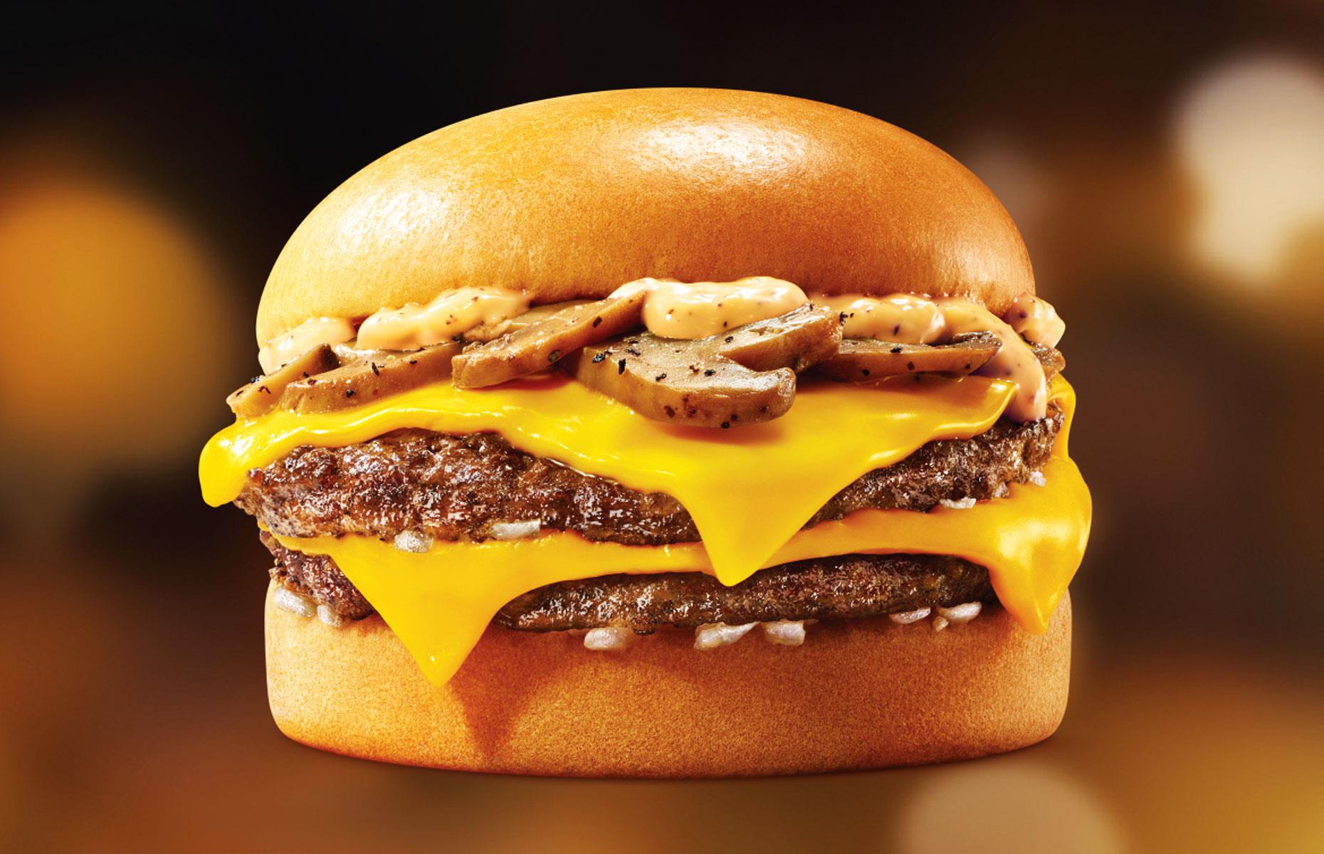 6. Creamy Mushroom Double Cheeseburger, McDonald's, Singapore