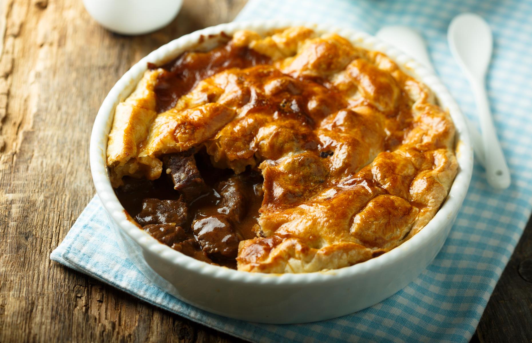 Beef and cheese pie
