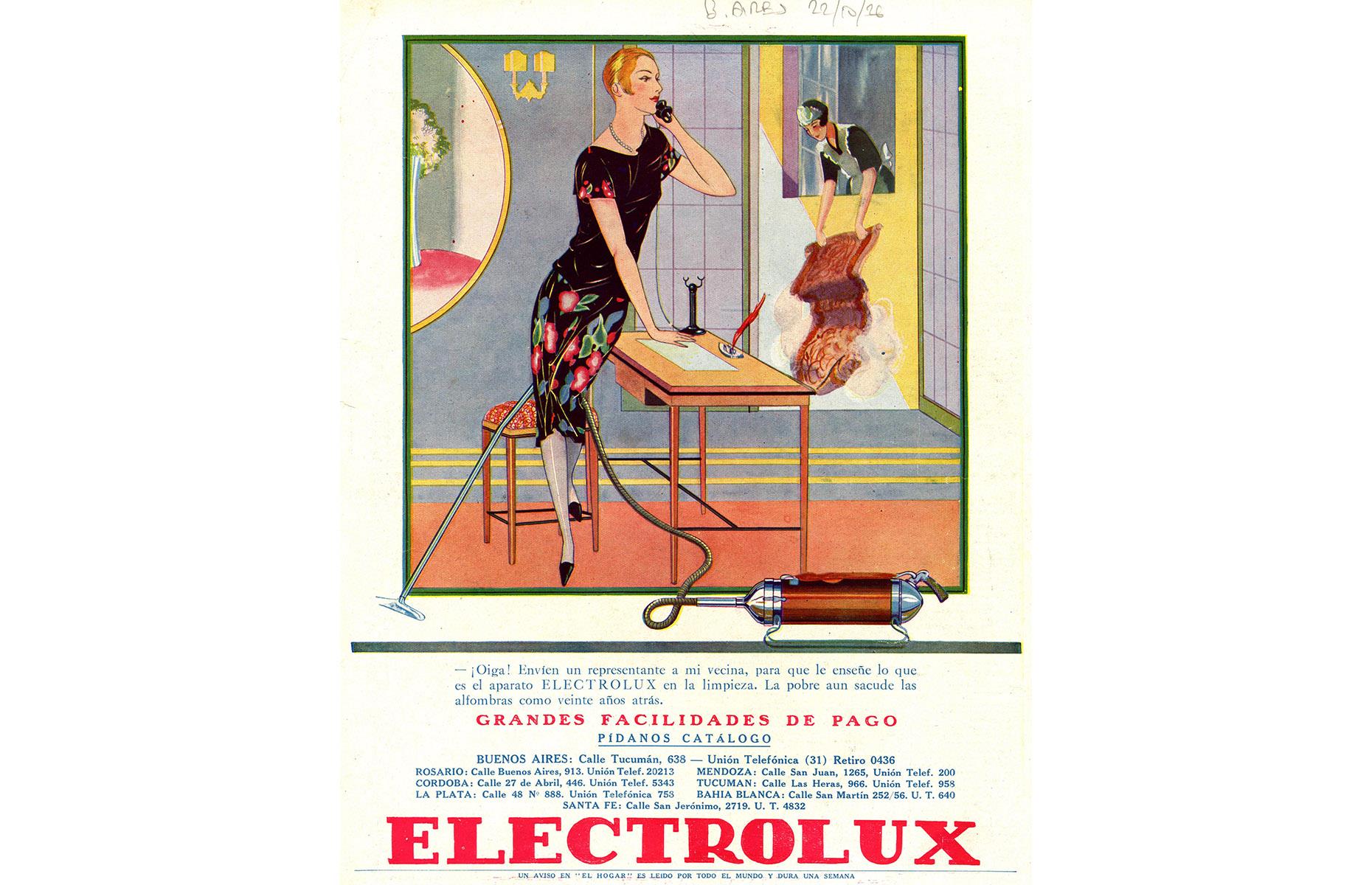 1926: Electrolux vacuums