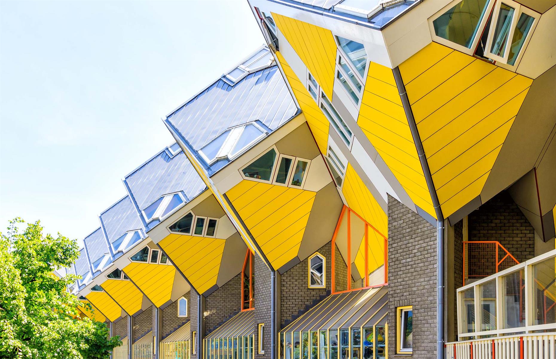 Las Casas Cubo, Rotterdam, Países Bajos