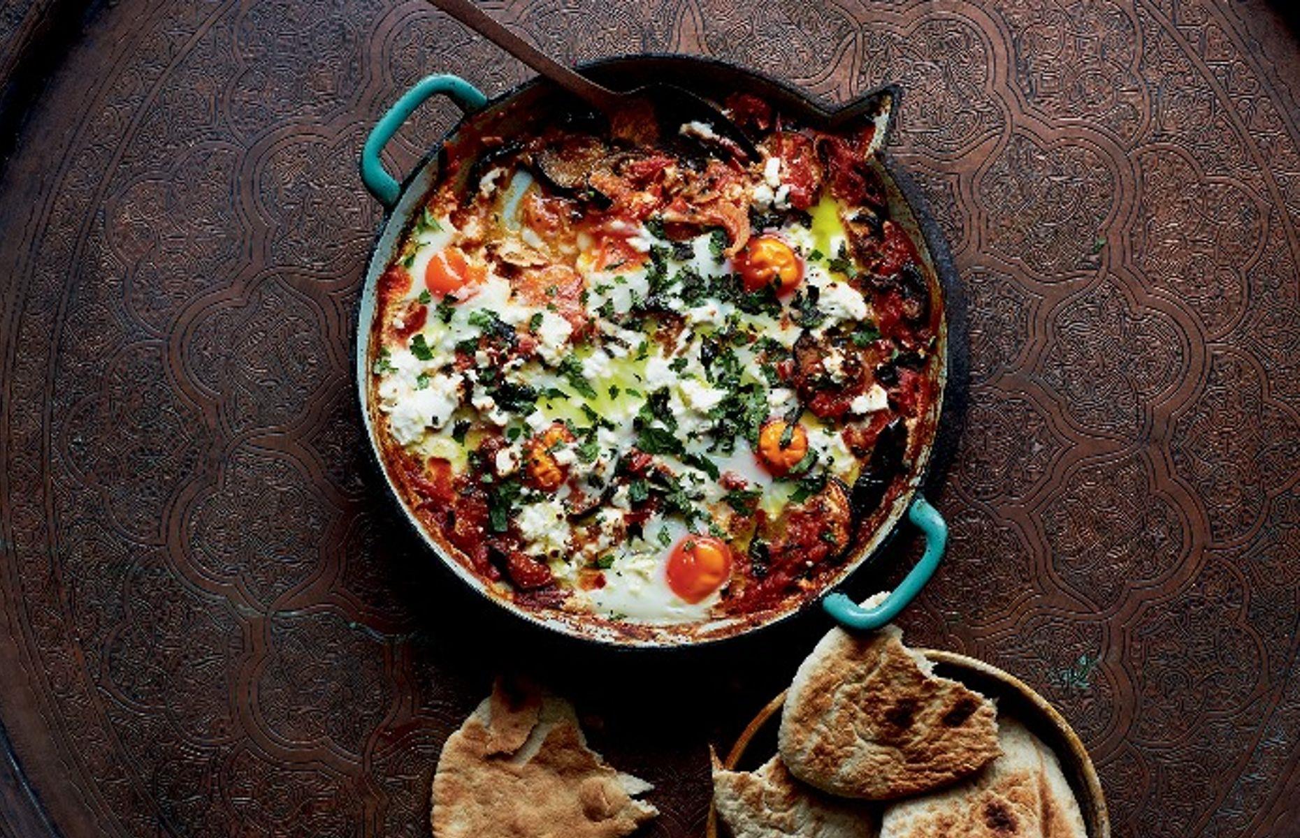 Aubergine shakshuka