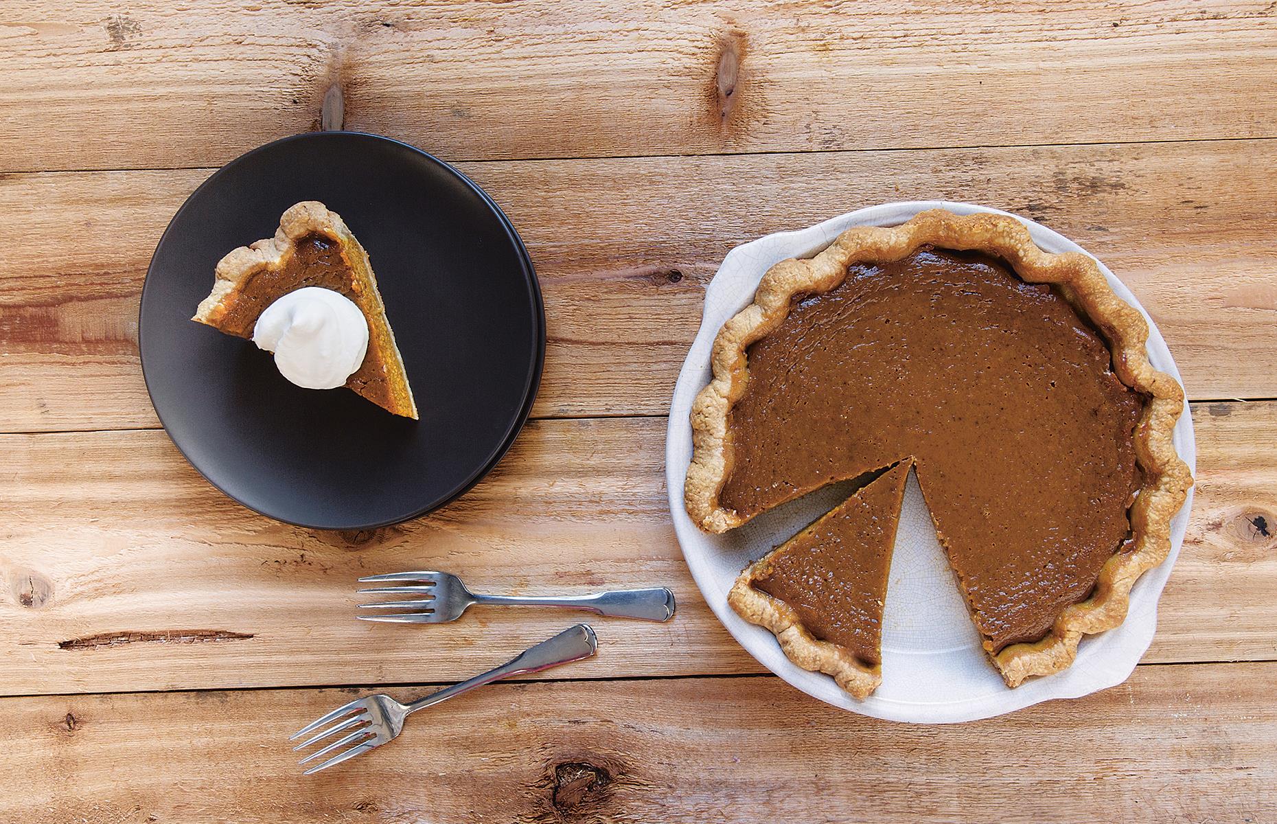 Dessert: pumpkin pie