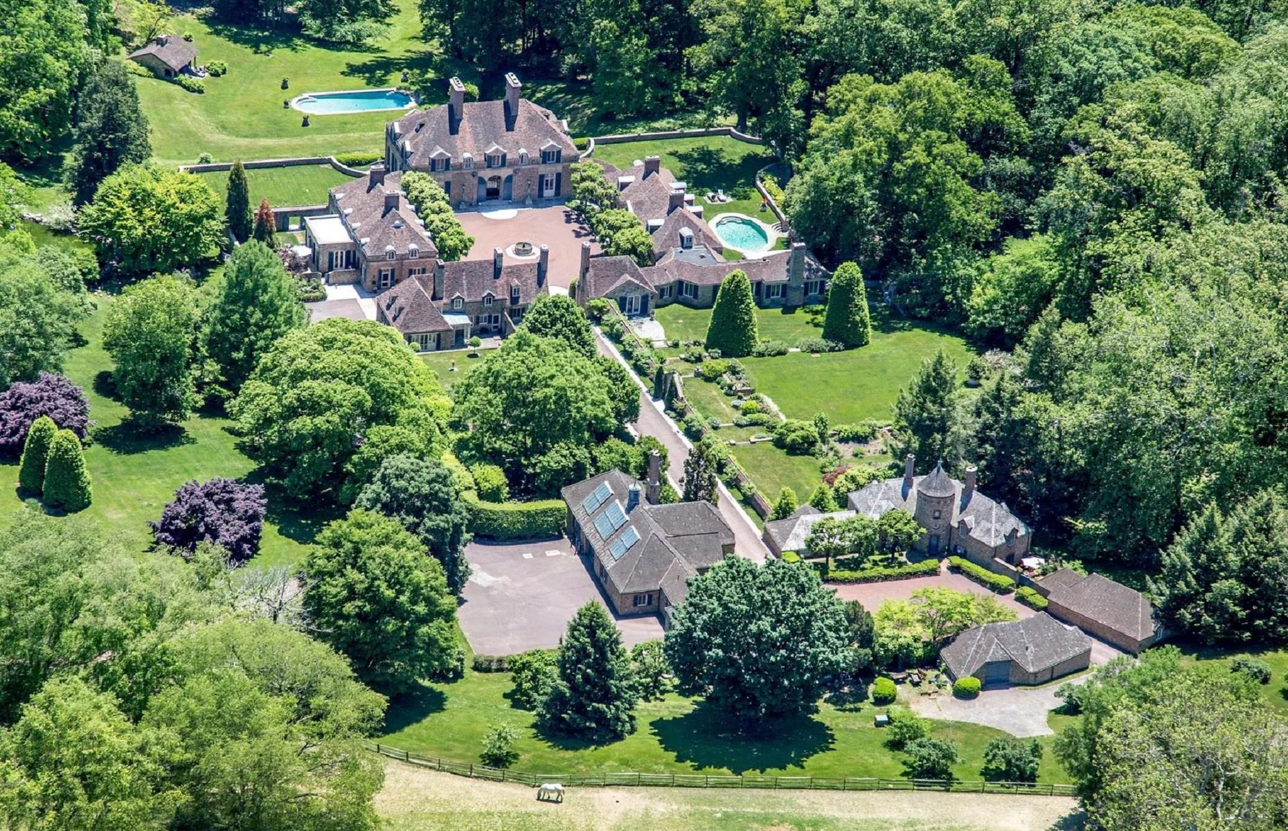 Campbell's soup heir mansion, Pennsylvania, USA