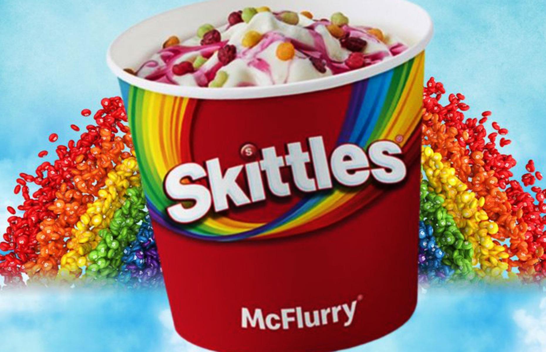 22. Skittles McFlurry, McDonald's, UK