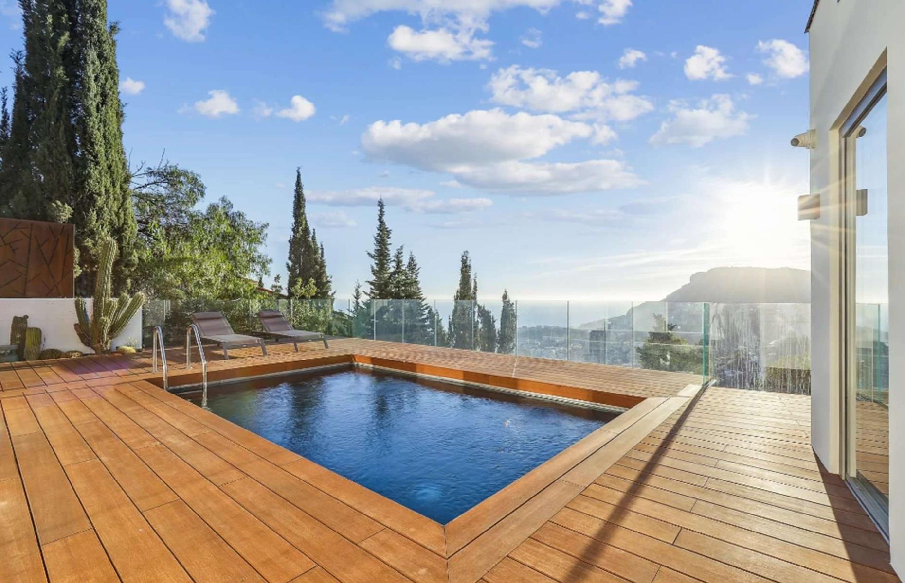 Villa panorámica, Alpes Marítimos, Costa Azul