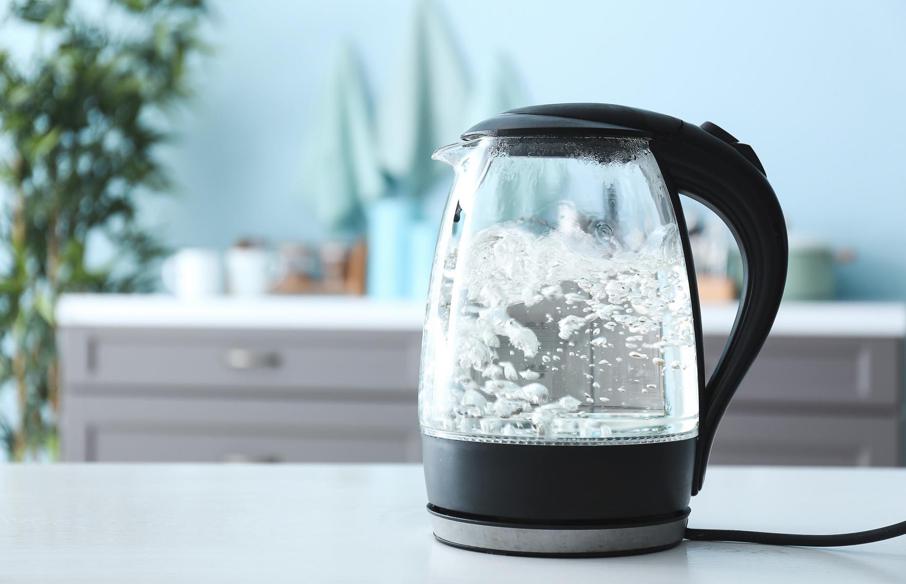 Let boiling water cool to prevent coffee burning