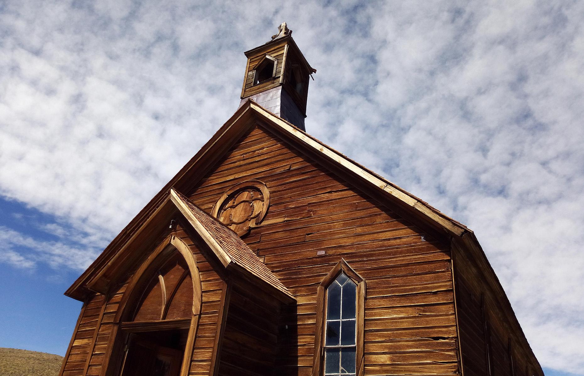 Churches are built in Bodie