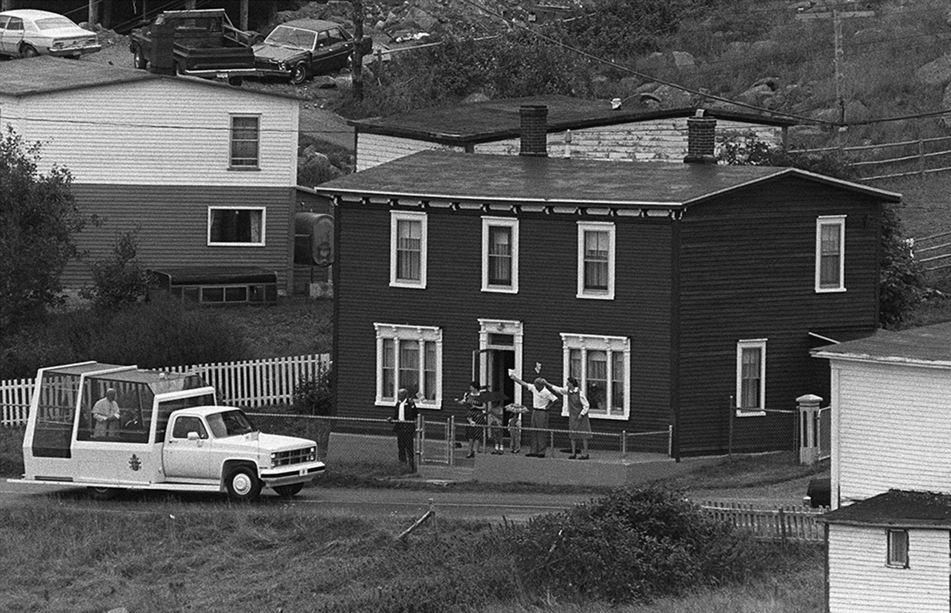 The Pope visits Flatrock, Canada