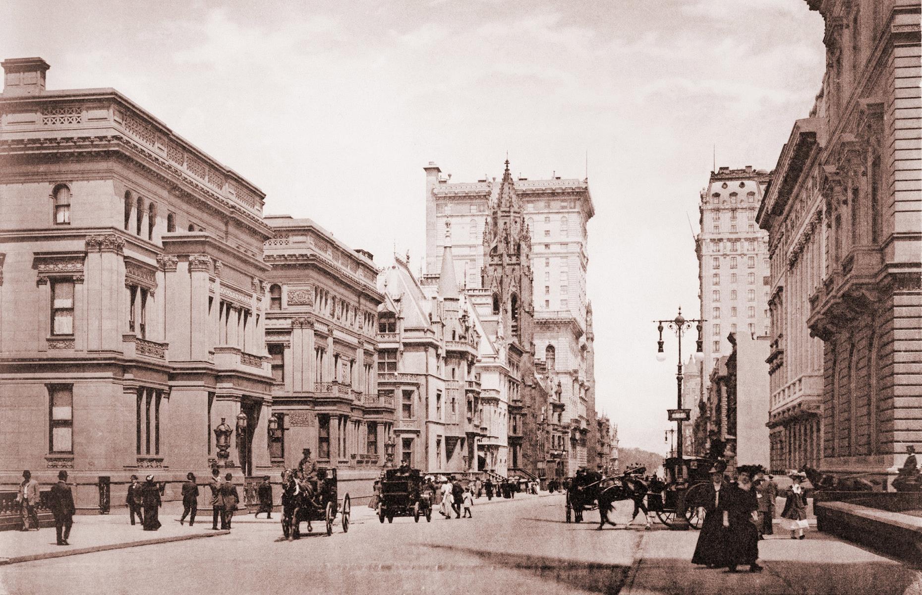 1900s: Upmarket New York during the Gilded Age
