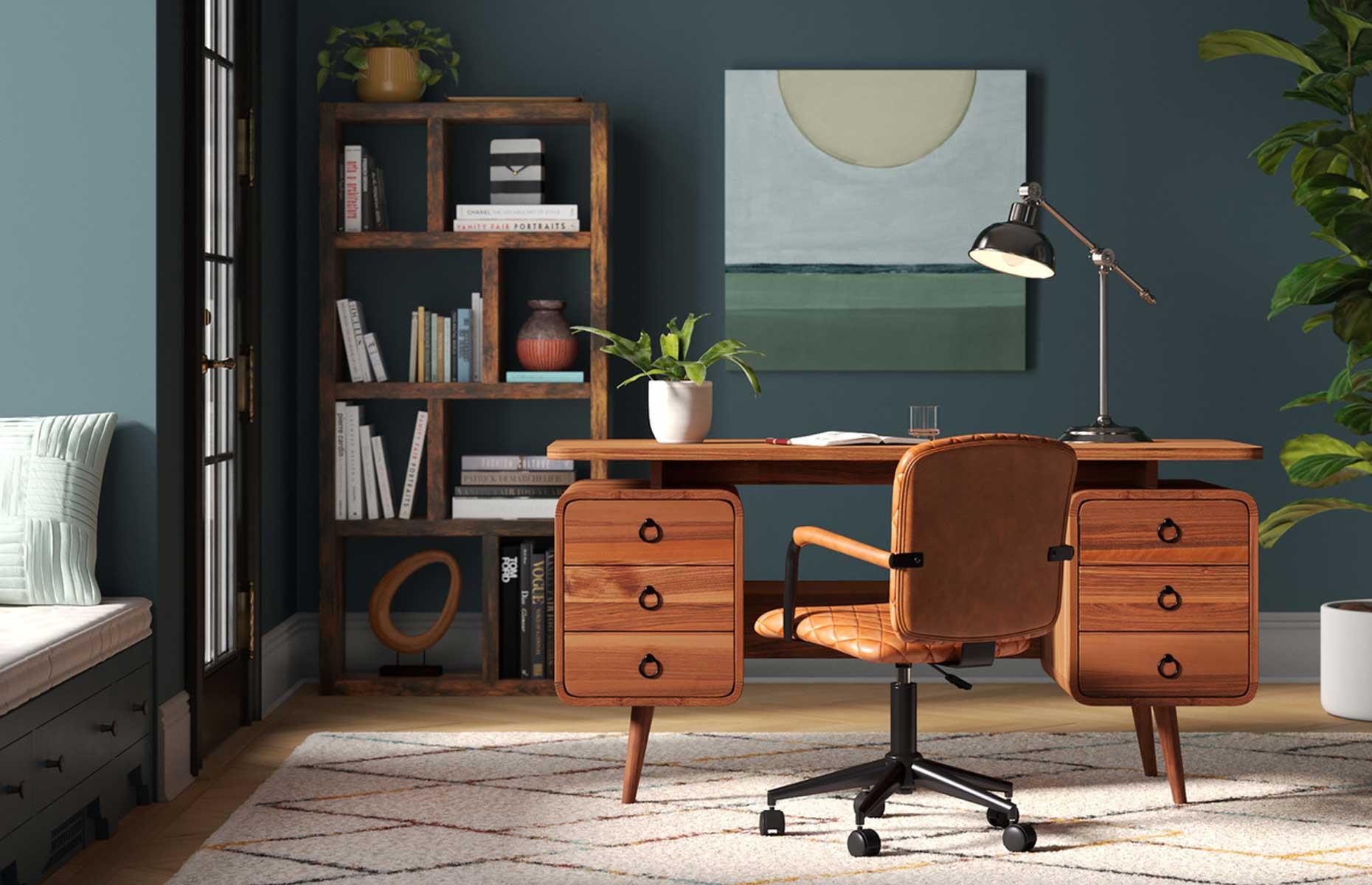Apuesta por un estilo mid-century