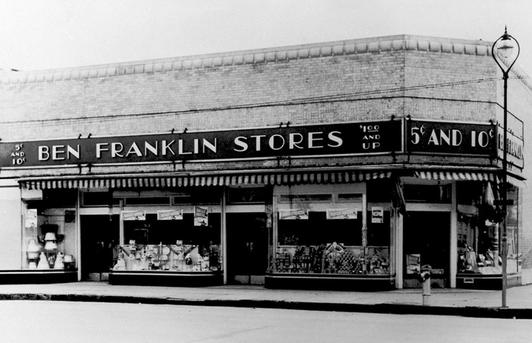 Walmart owes its origin to a franchised five and dime store