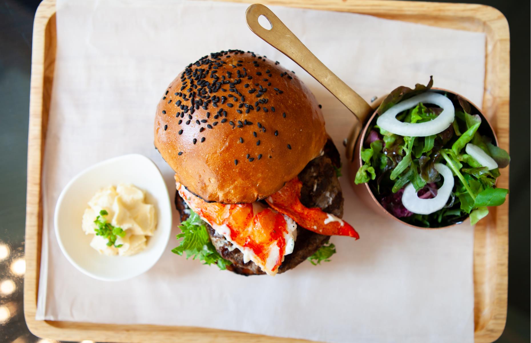 Lobster burger