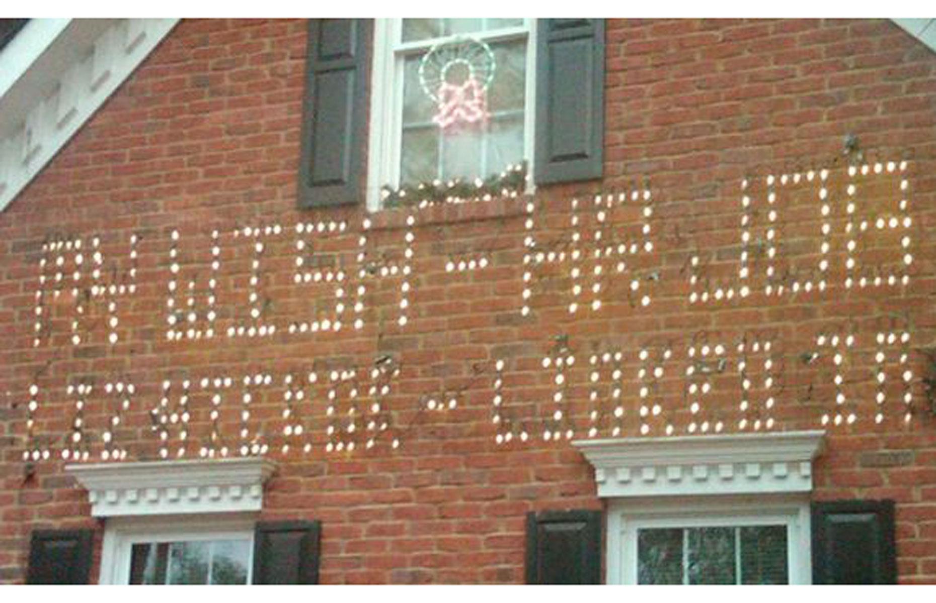 Liz's Christmas lights