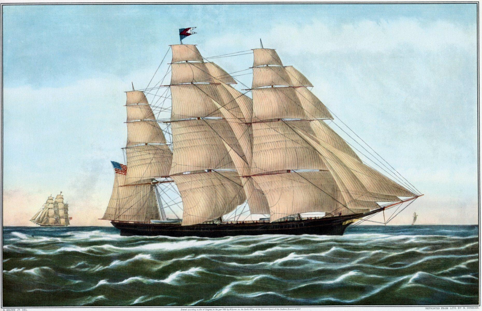 Flying Cloud, 1851