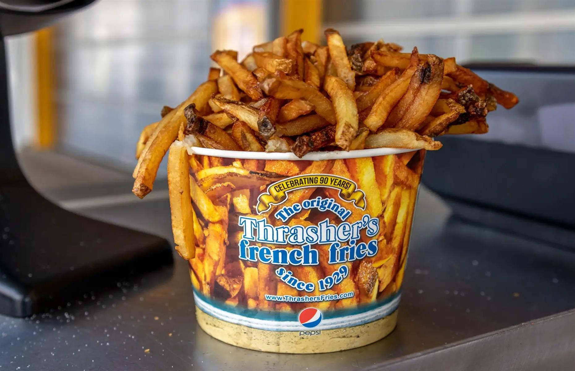 Maryland: Thrasher's French Fries, various locations