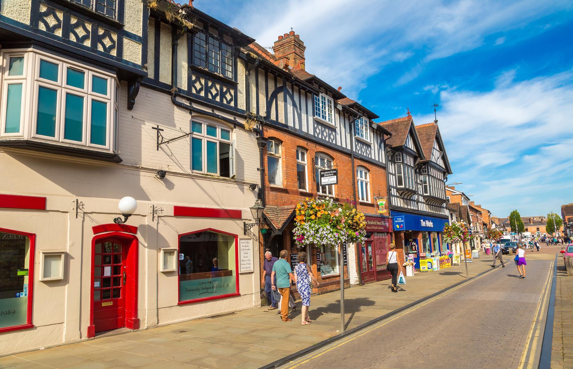 English town, England, UK