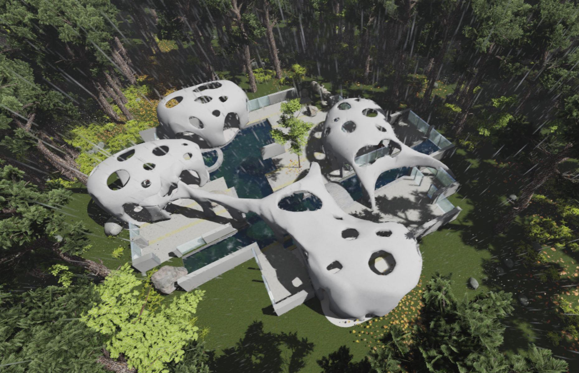 Luxury pool house : 3D-printed homes you’d actually want to live in