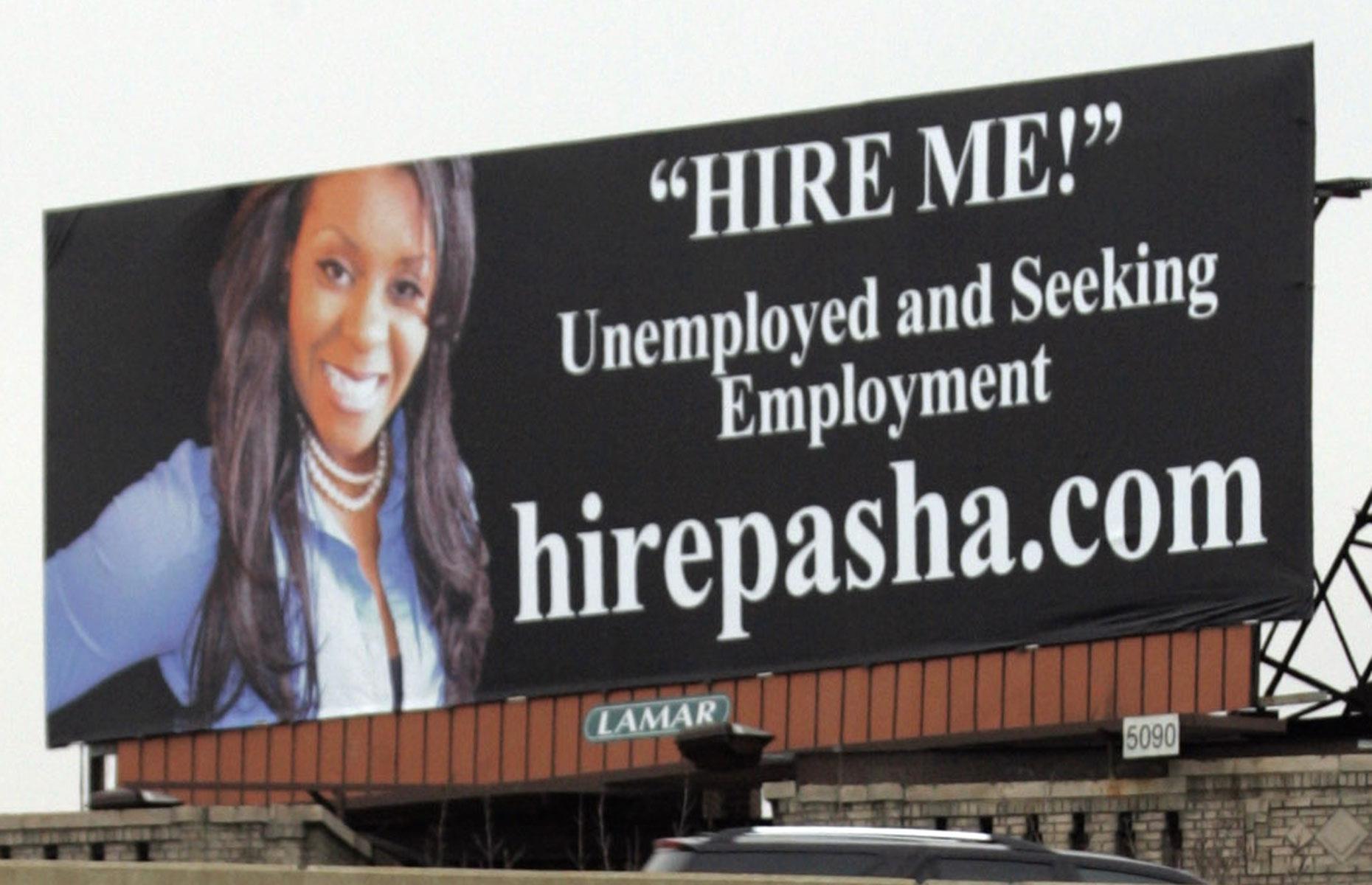 Pasha's Hire Me ad