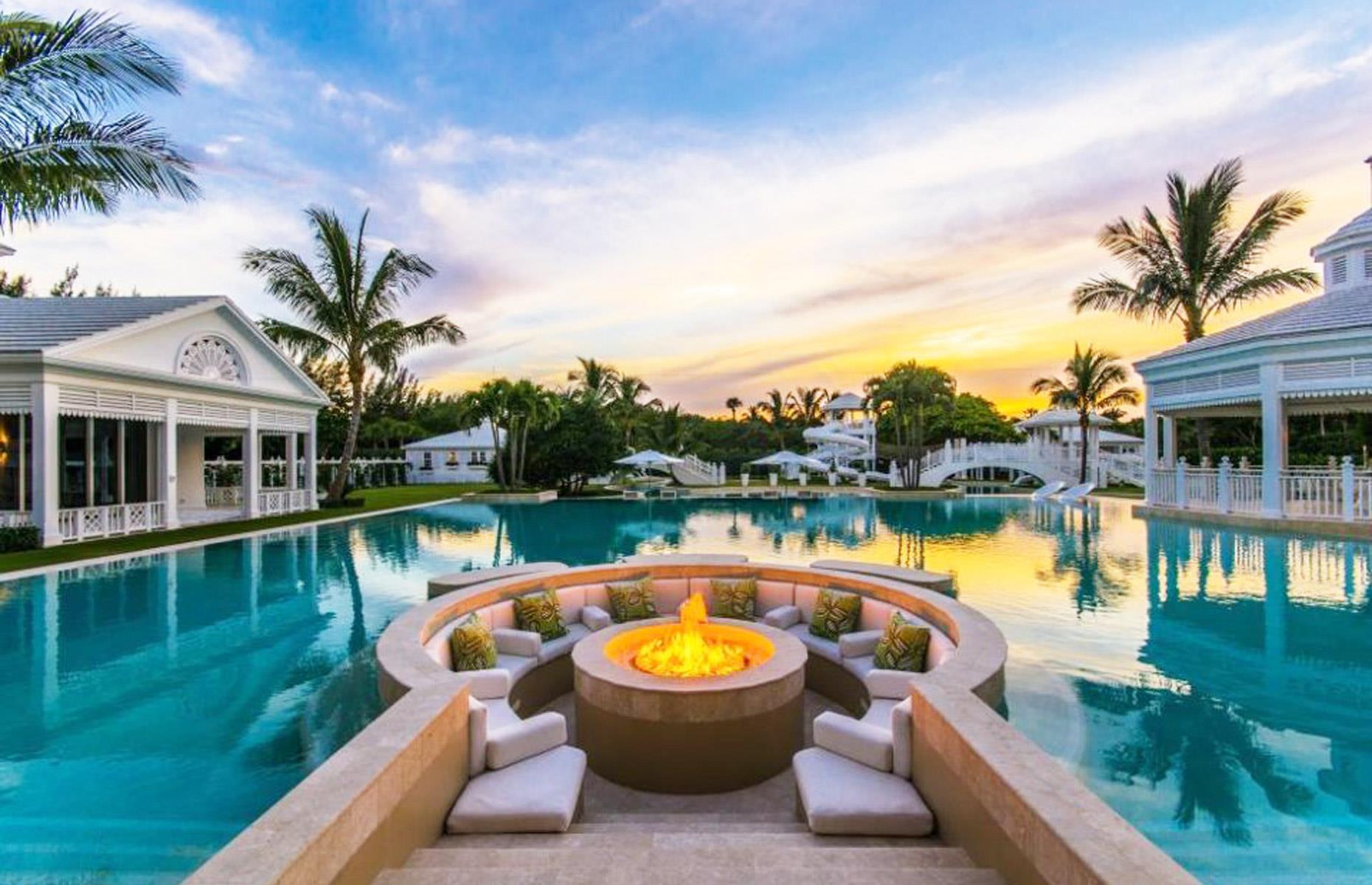 La finca con parque acuático de Celine Dion en Florida
