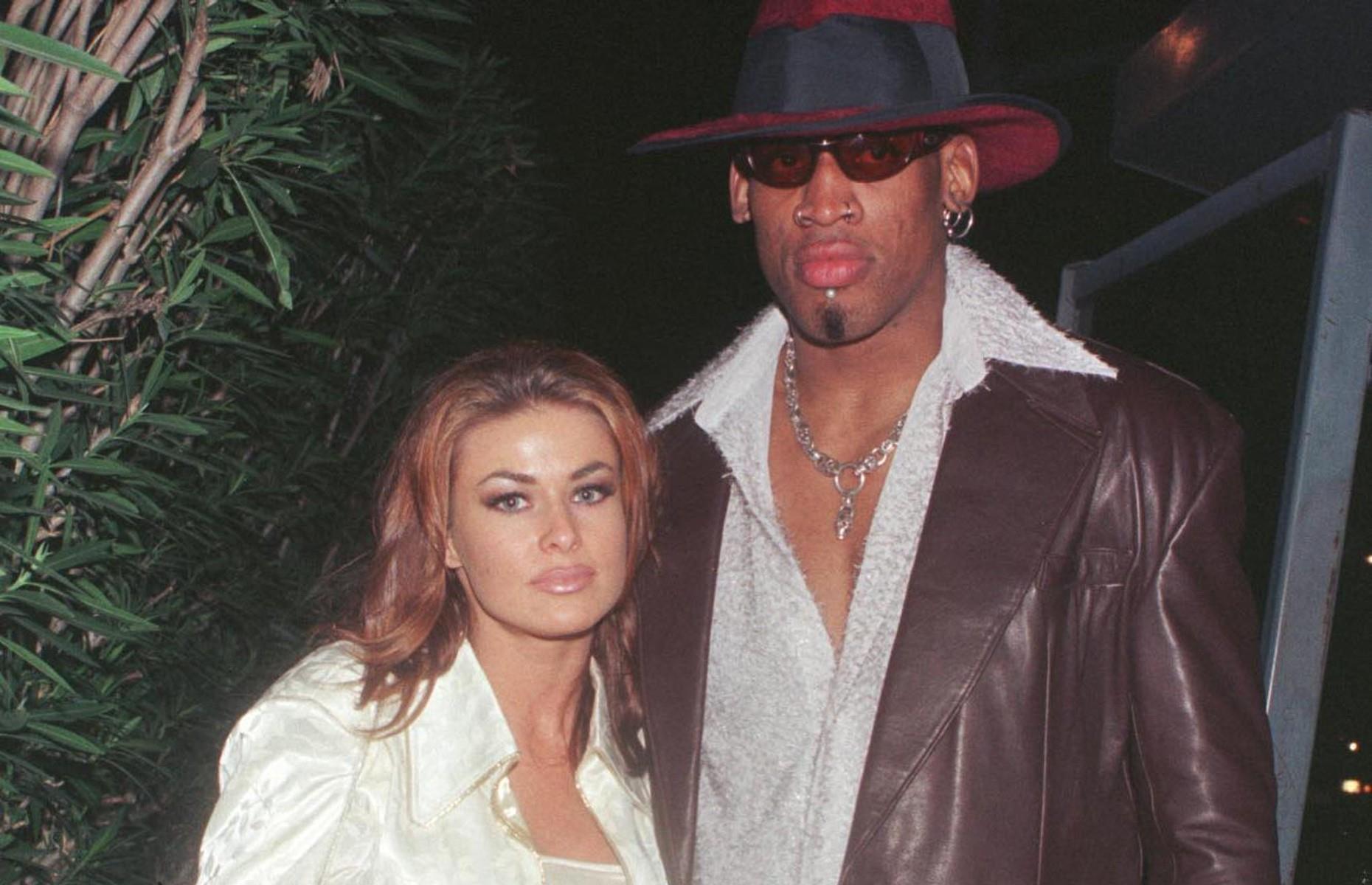 Carmen Electra and Dennis Rodman