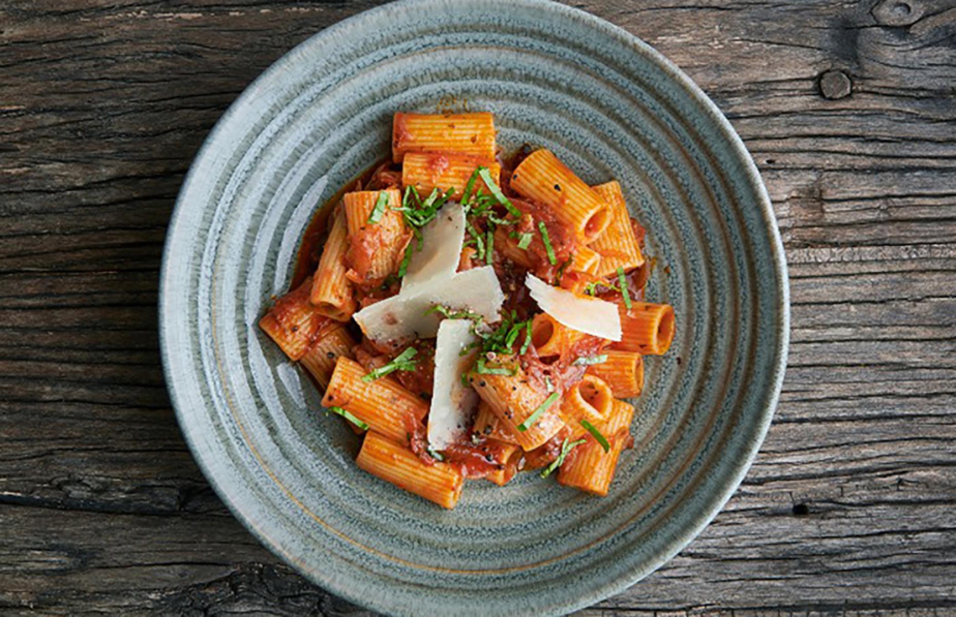 Rigatoni with amatriciana
