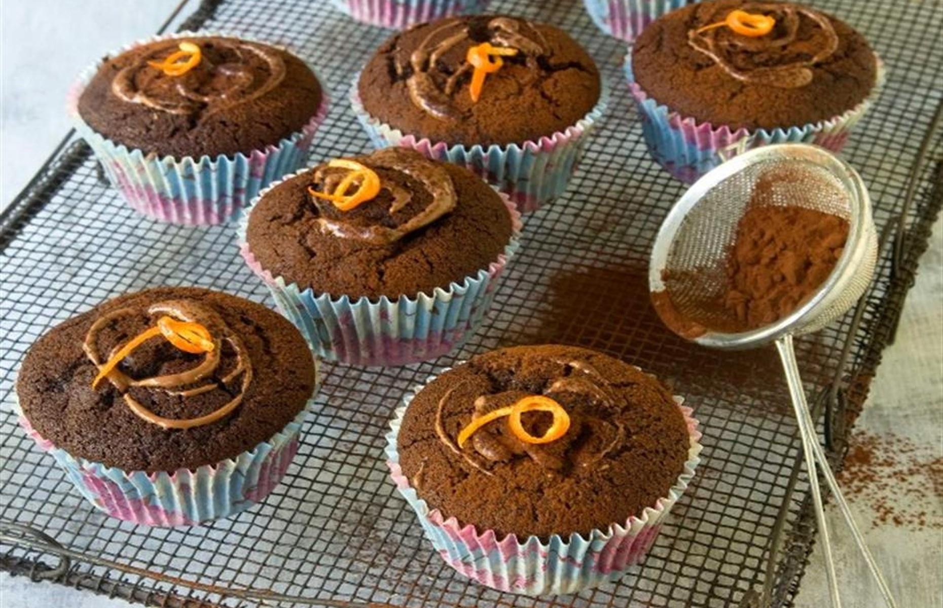 22. Chocolate orange cupcakes 