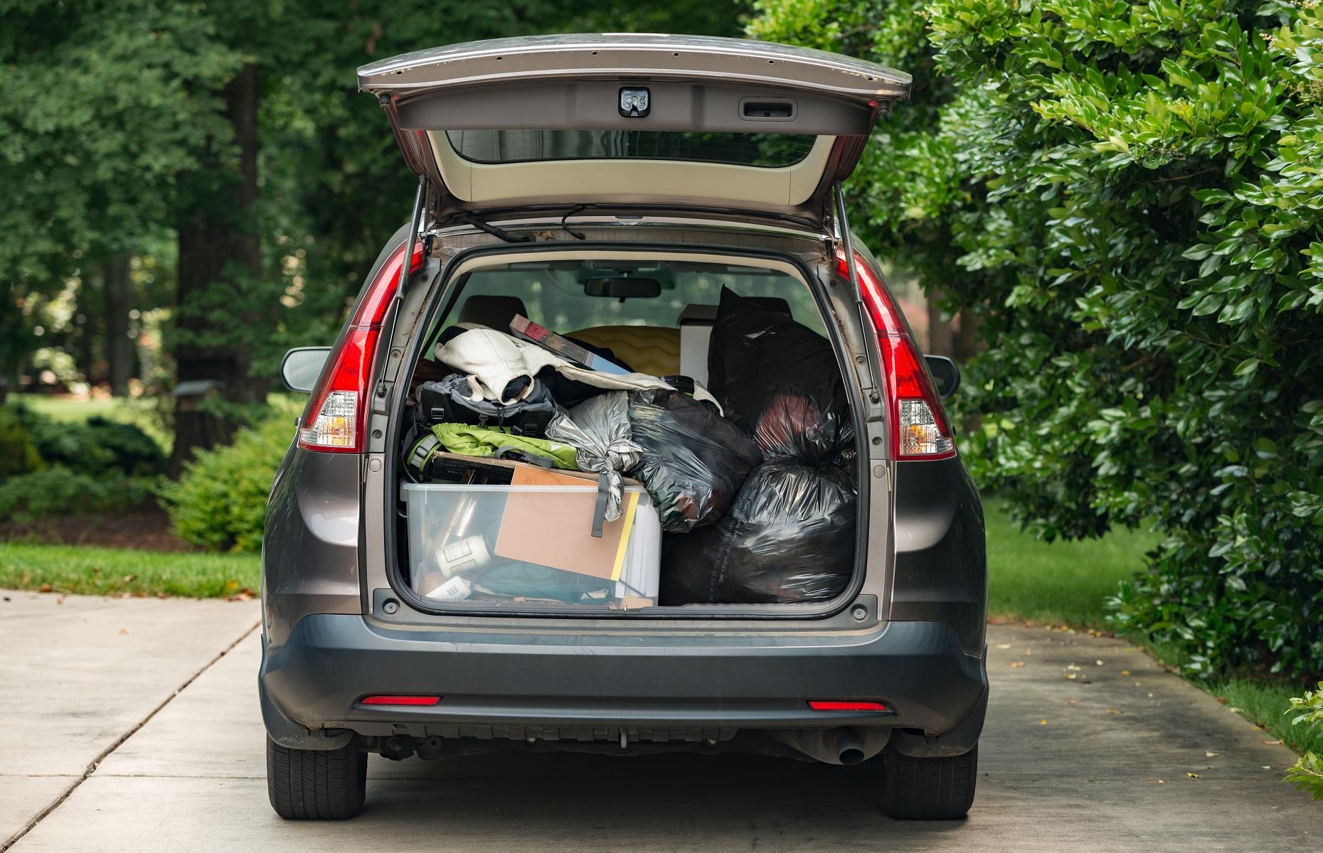 Clever ways to transport stuff to the tip