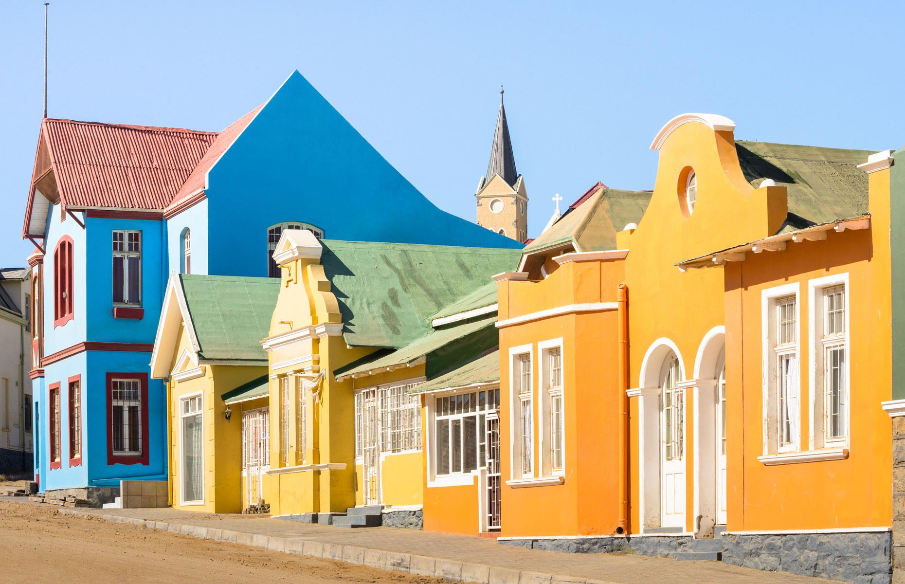 Art Nouveau homes, Lüderitz, Namibia