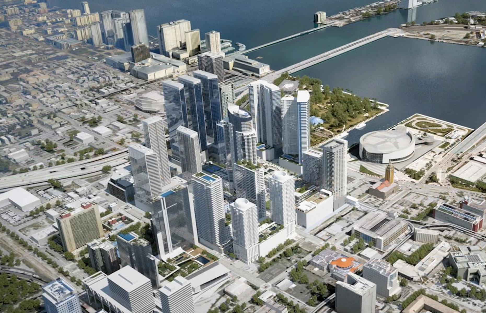 The Latest Construction Photos From the Miami Worldcenter Megaproject