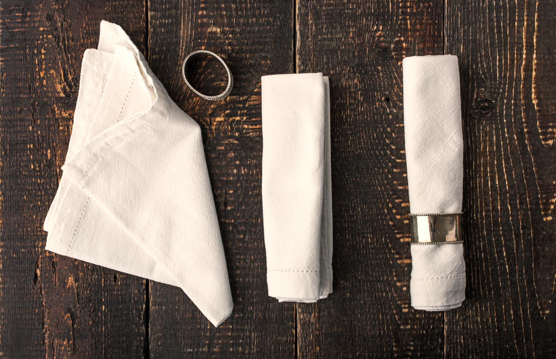 Keep your napkin in the right place