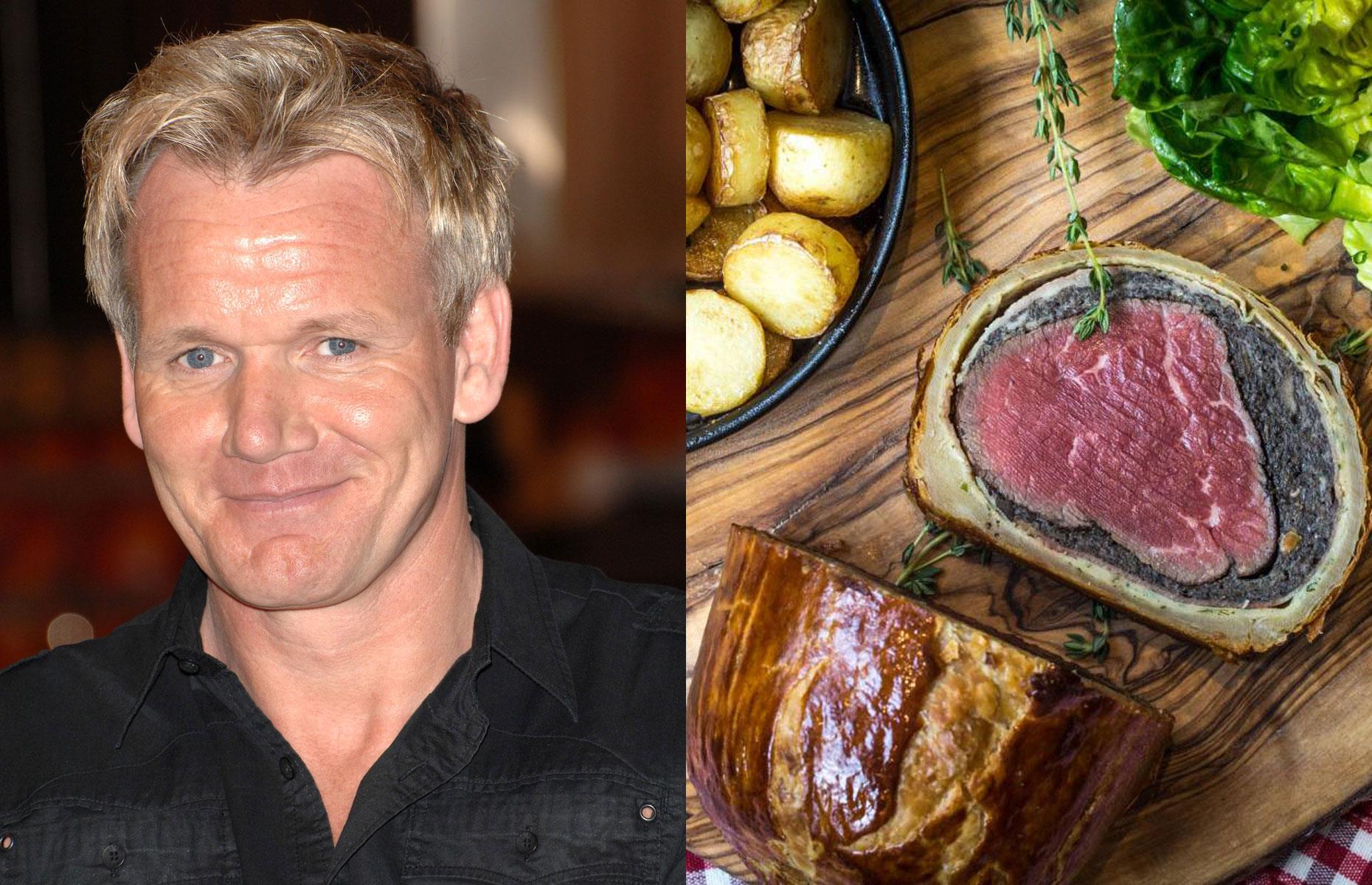 Gordon Ramsay’s iconic beef Wellington 