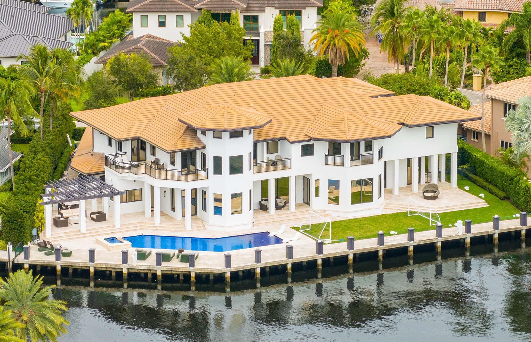 Lionel Messi's Fort Lauderdale family home, Florida, USA