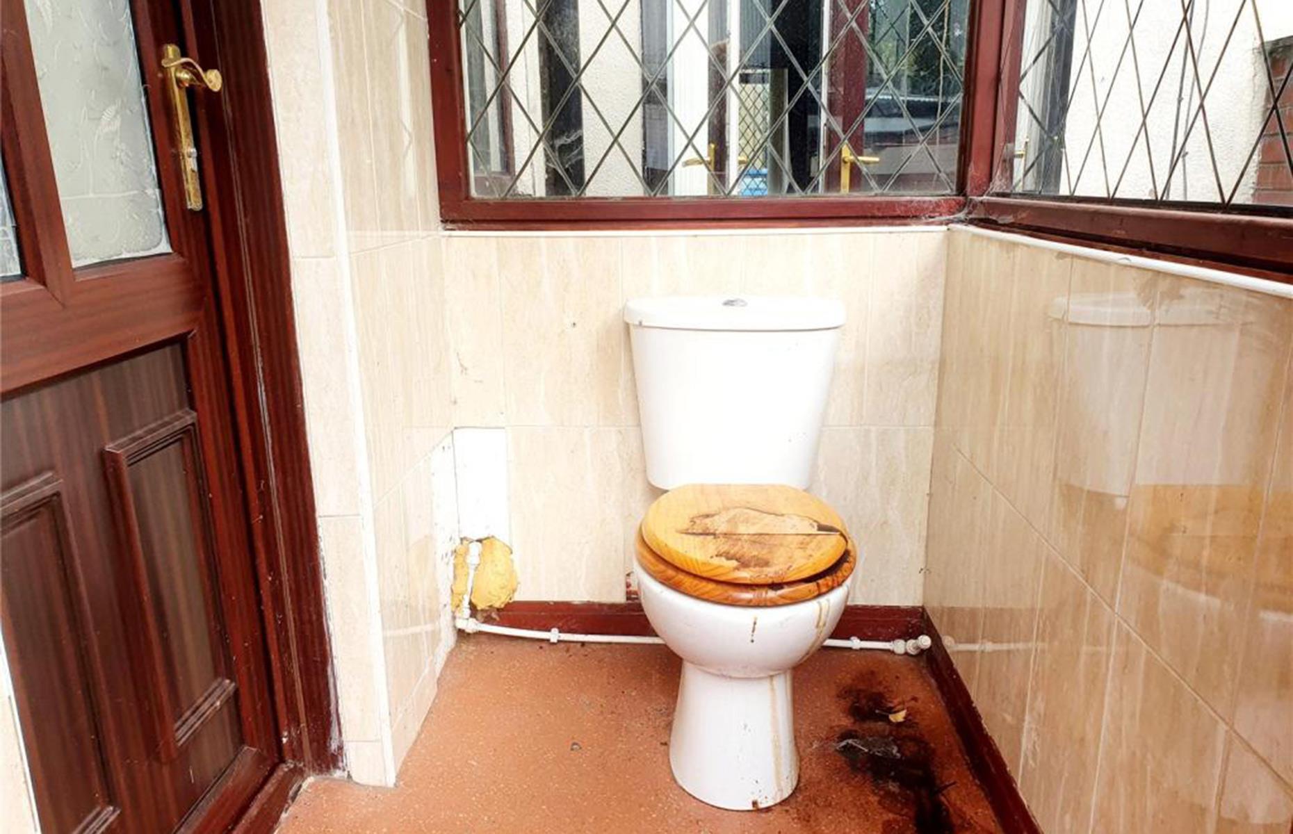 Die Veranda-Toilette