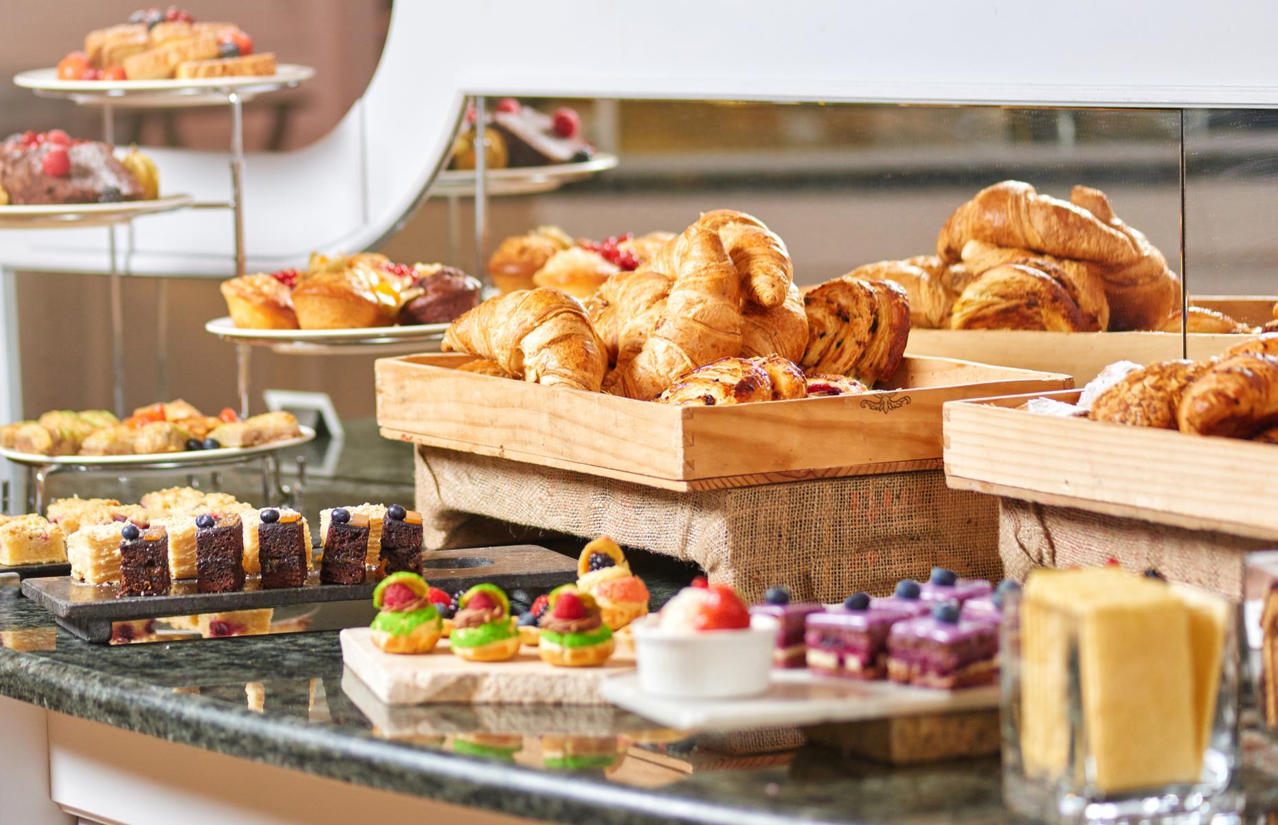 9. Buffet food