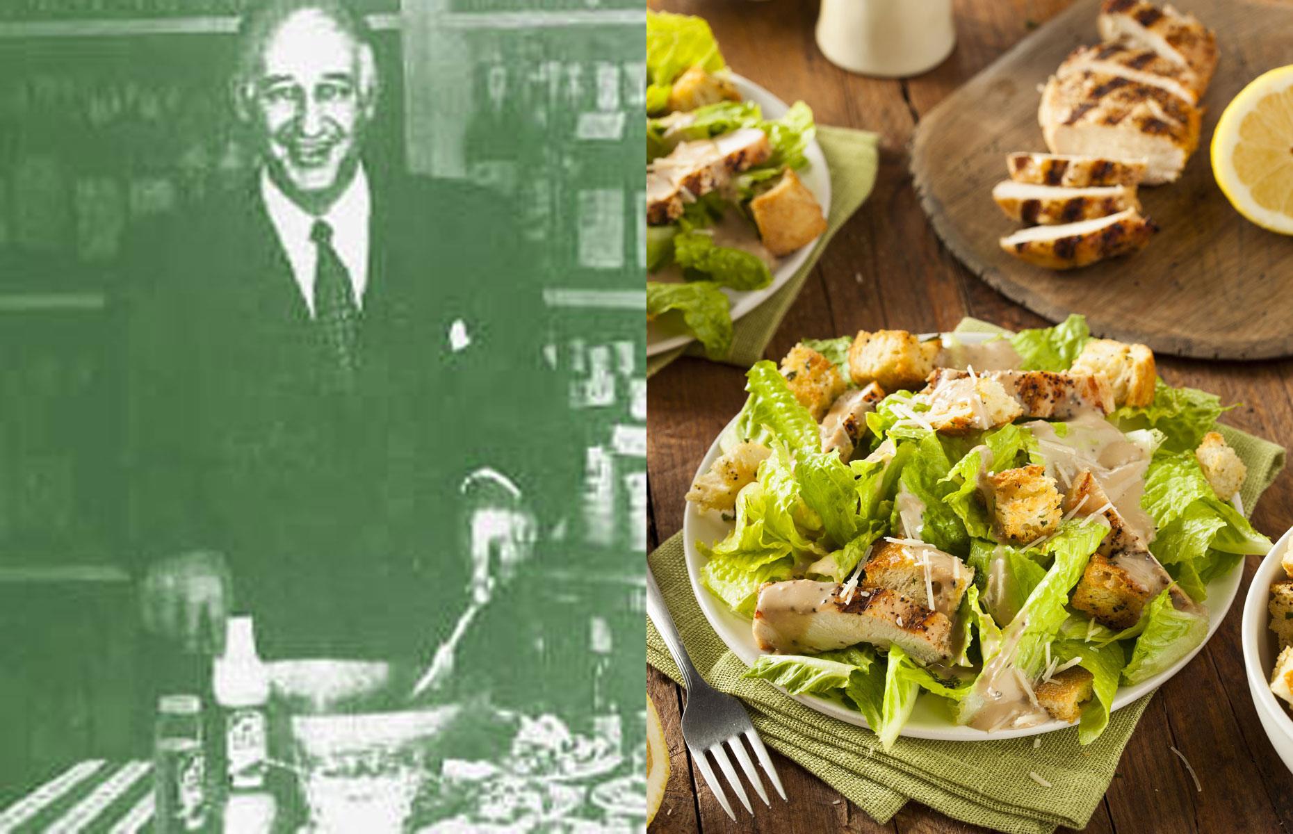 Caesar Cardini’s Hollywood-approved Caesar salad