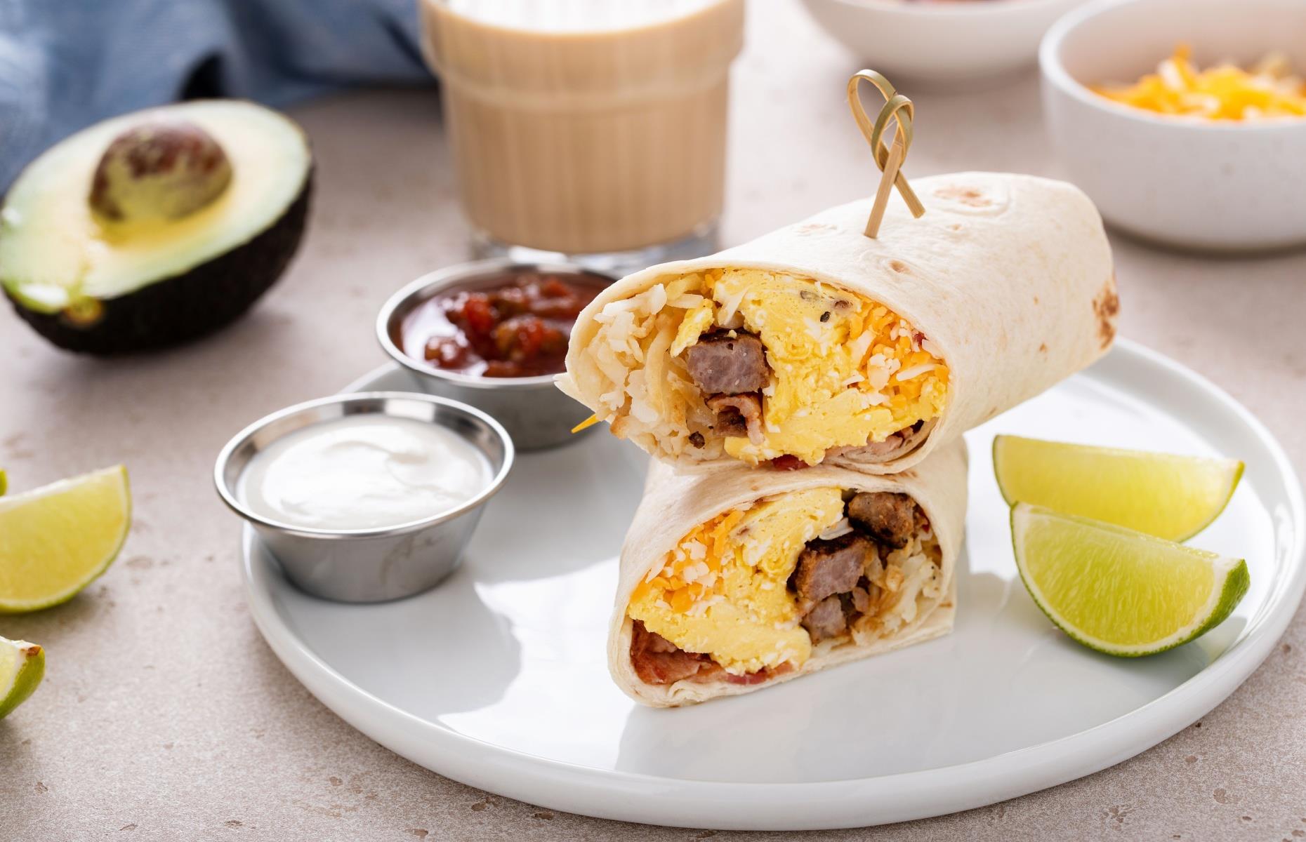 Arizona: breakfast burrito