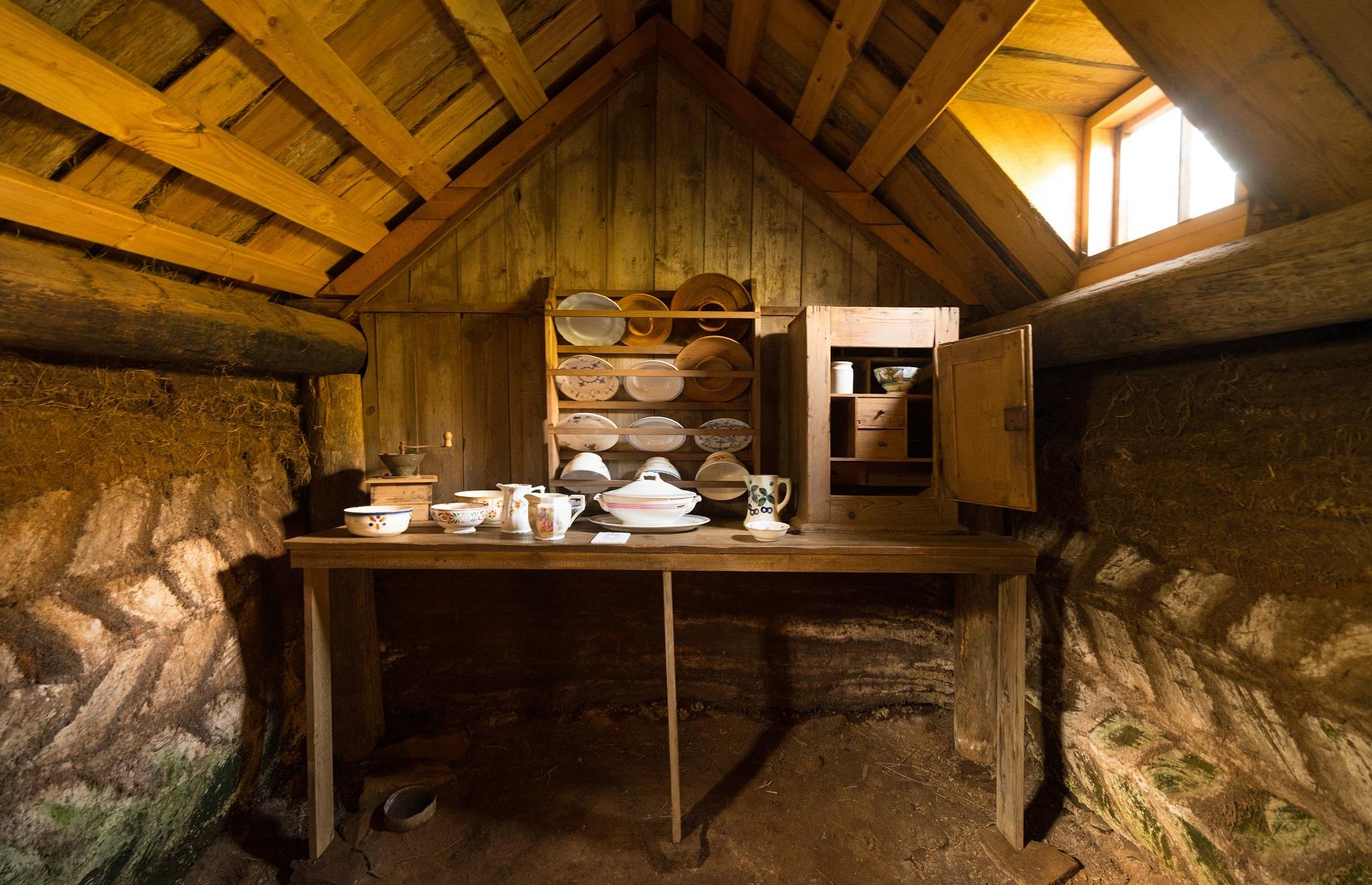 Traditional turf house, Skagafjörður, Iceland